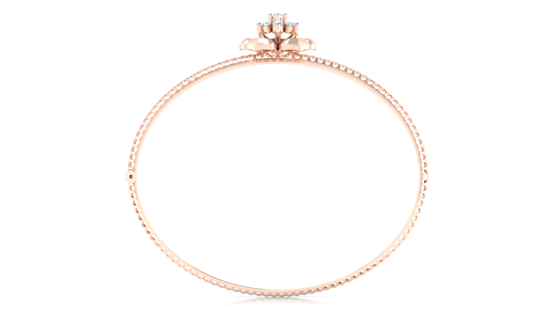 Designer Trendy 18k Gold Kada Bracelet for Girls and Women