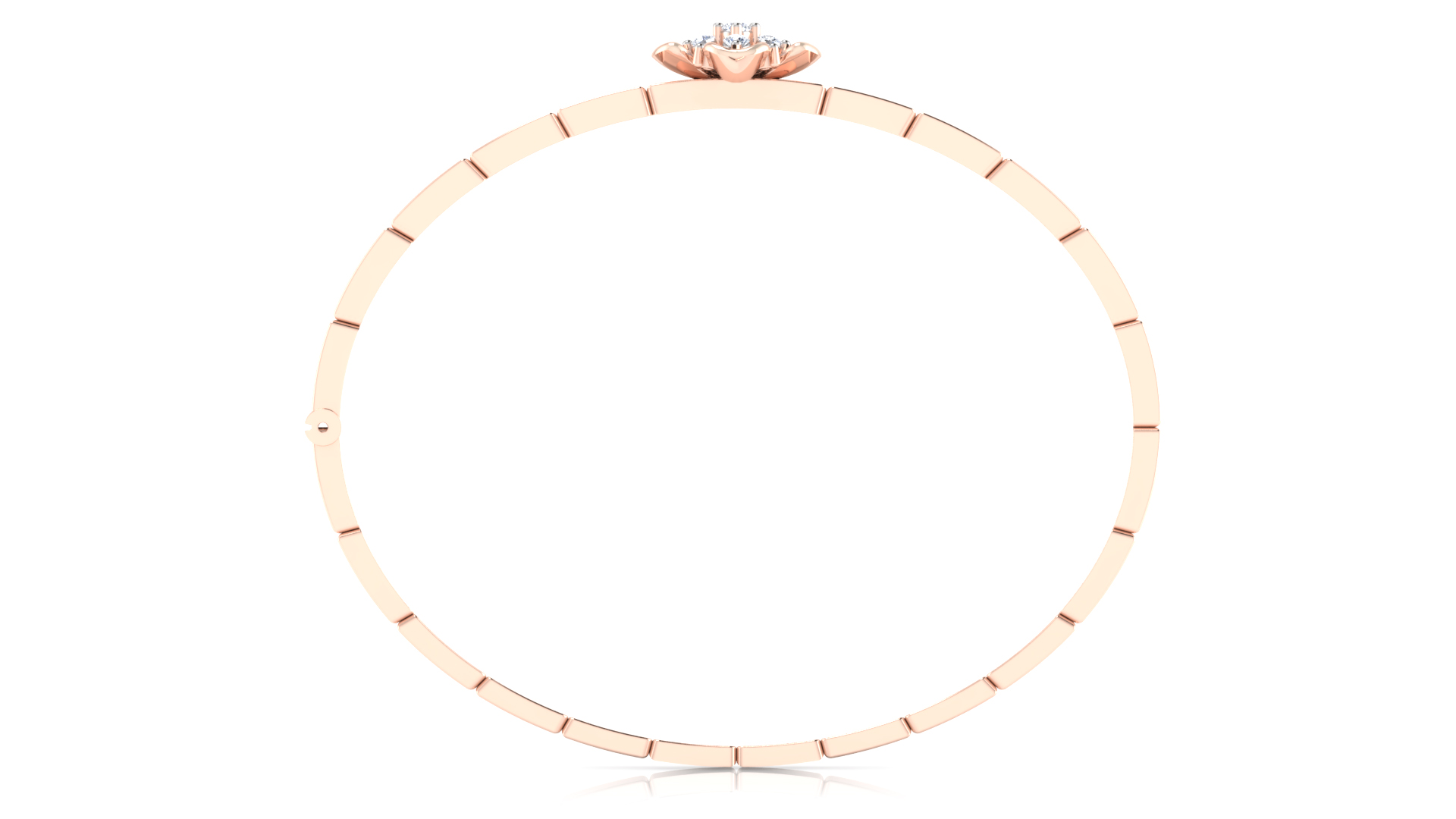 Designer Trendy 18k Gold Kada Bracelet for Girls and Women