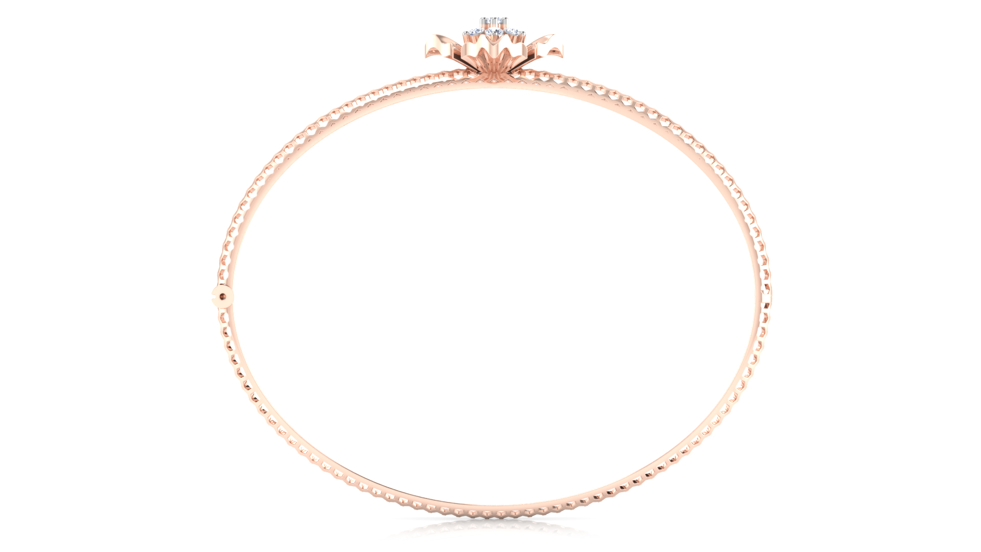 Designer Trendy 18k Gold Kada Bracelet for Girls and Women