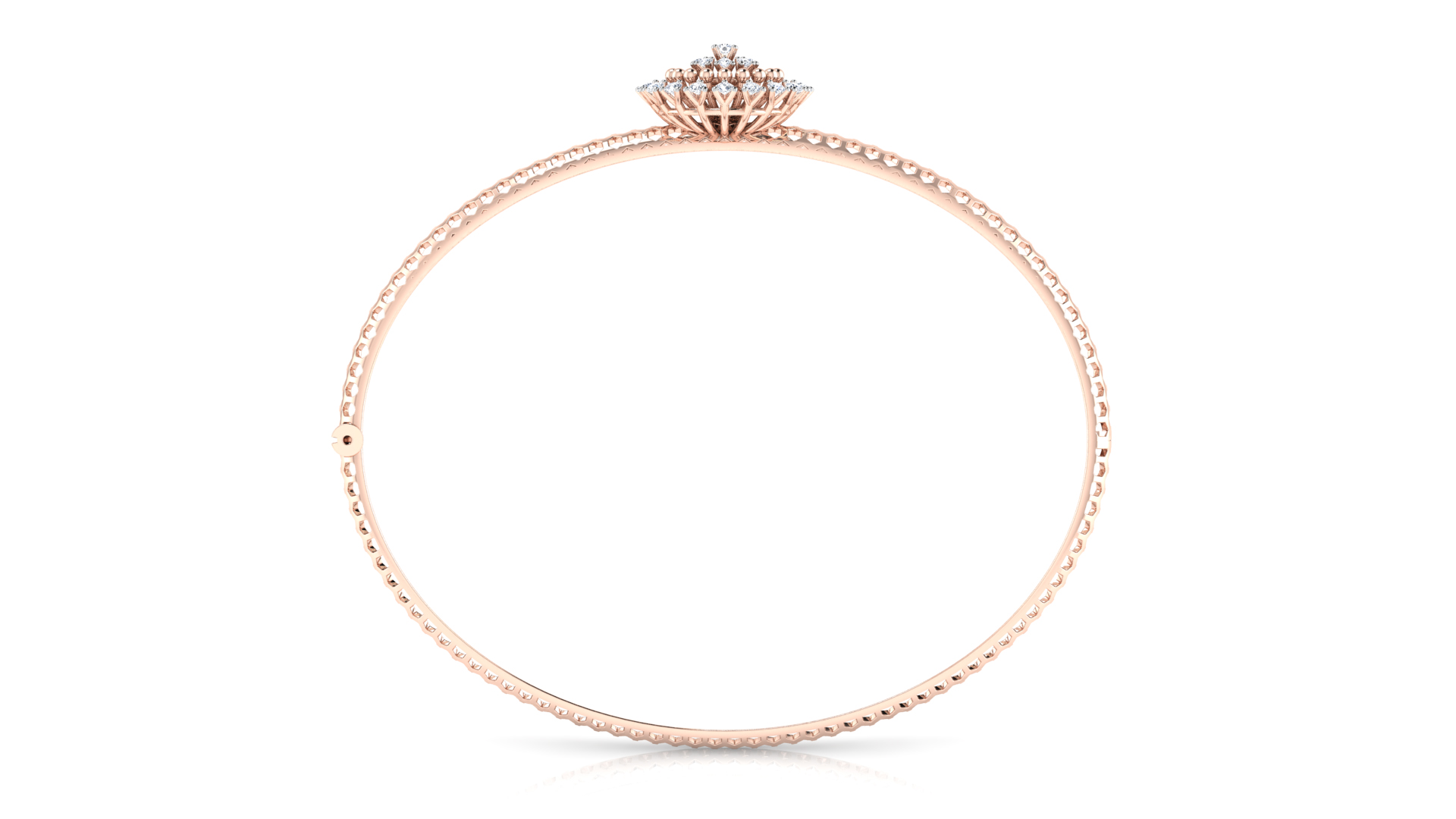 Designer Trendy 18k Gold Kada Bracelet for Girls and Women