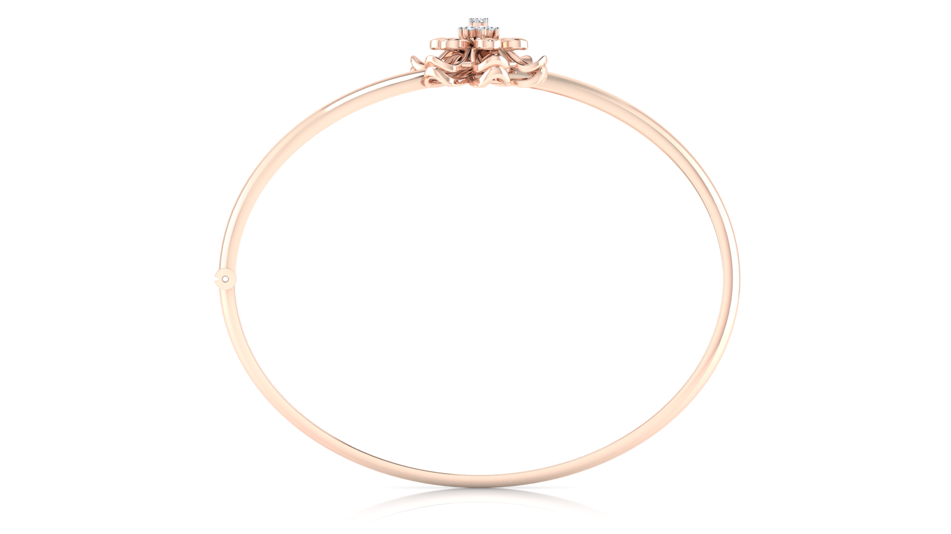 Designer Trendy 18k Gold Kada Bracelet for Girls and Women