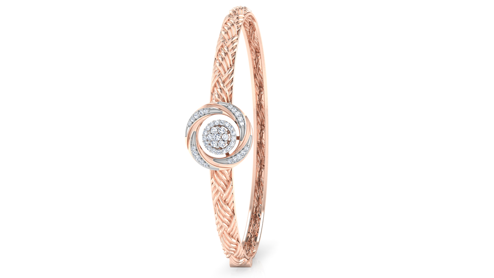 Designer Trendy 18k Gold Kada Bracelet for Girls and Women