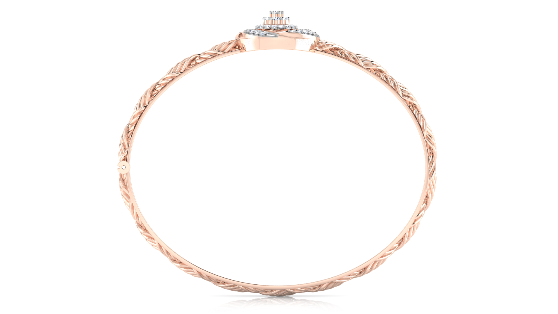 Designer Trendy 18k Gold Kada Bracelet for Girls and Women