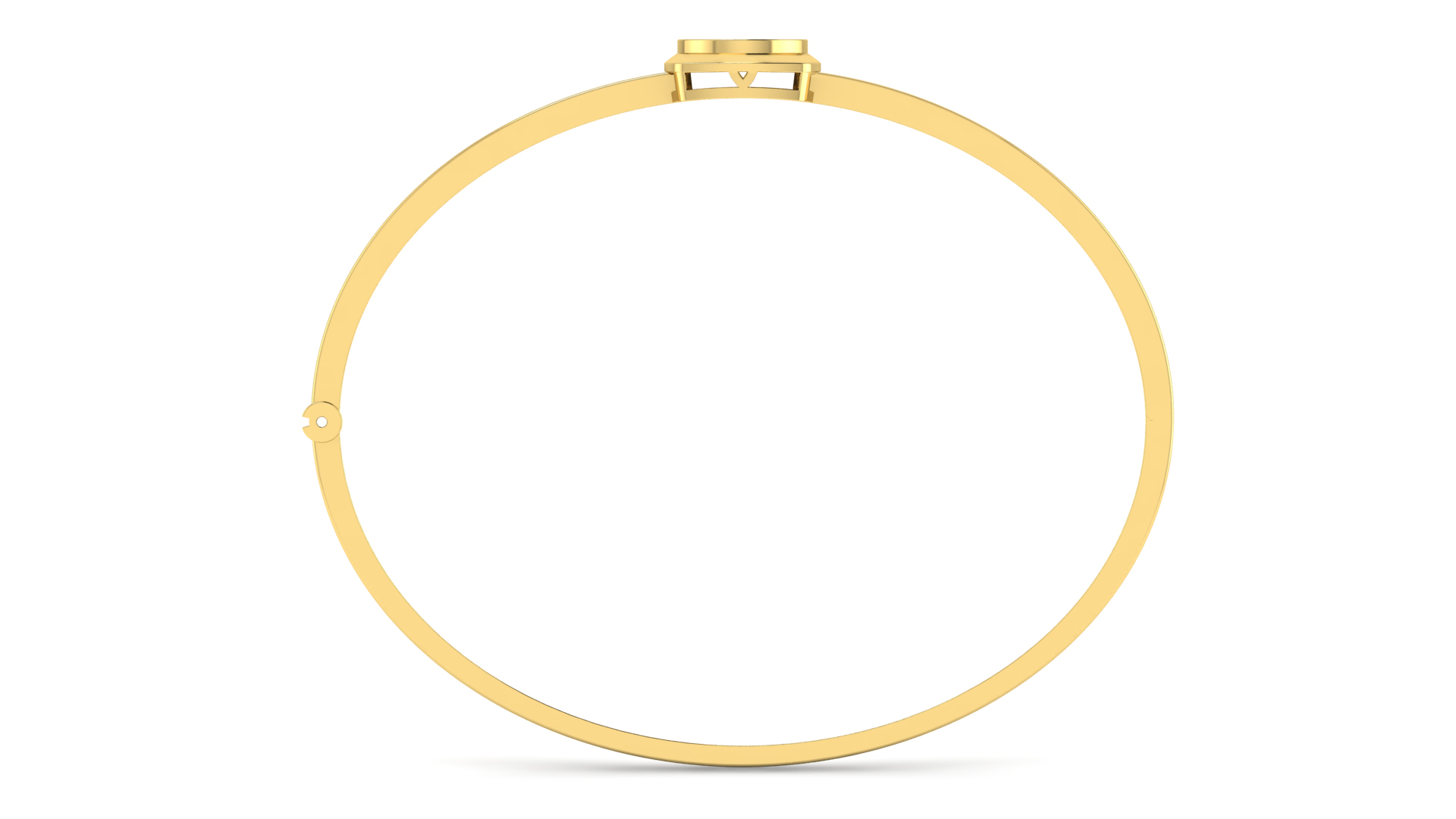 Designer Trendy 18k Gold Kada Bracelet for Girls and Women