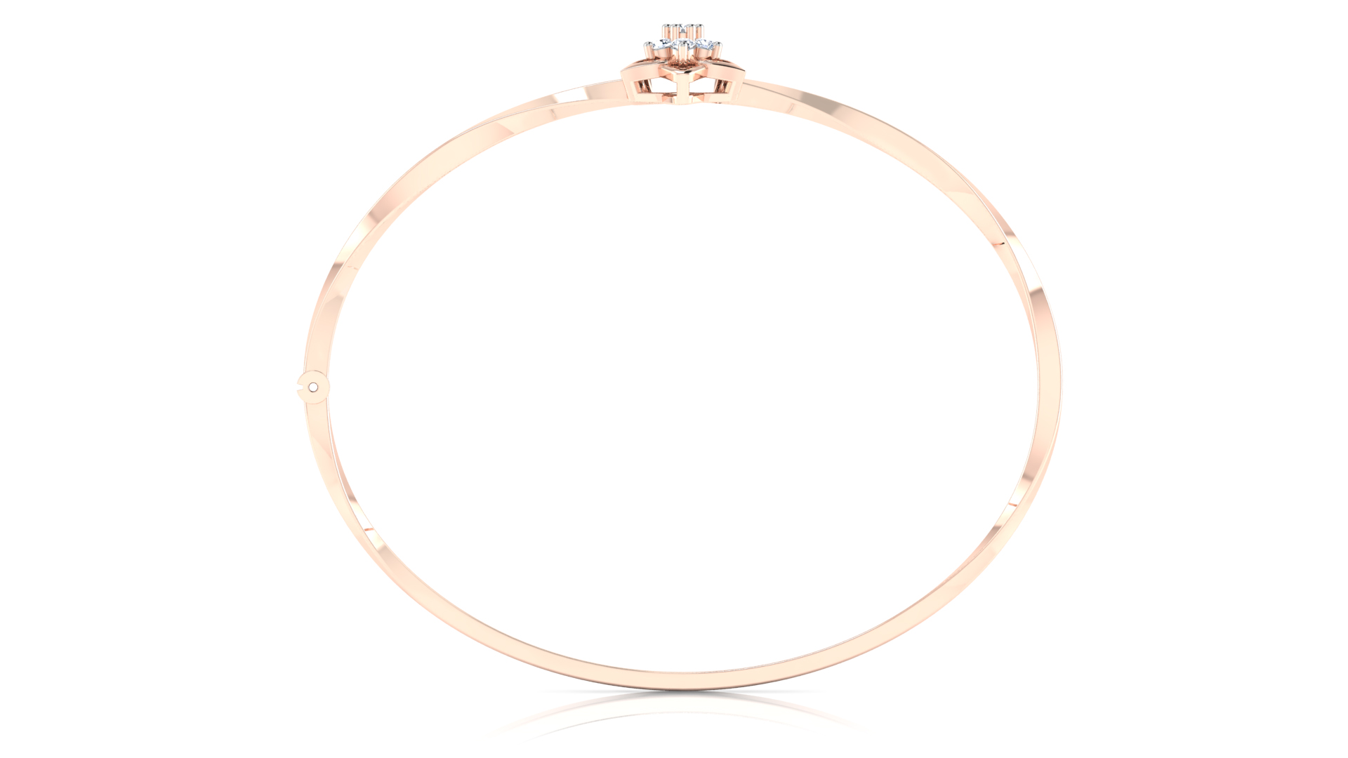 Designer Trendy 18k Gold Kada Bracelet for Girls and Women