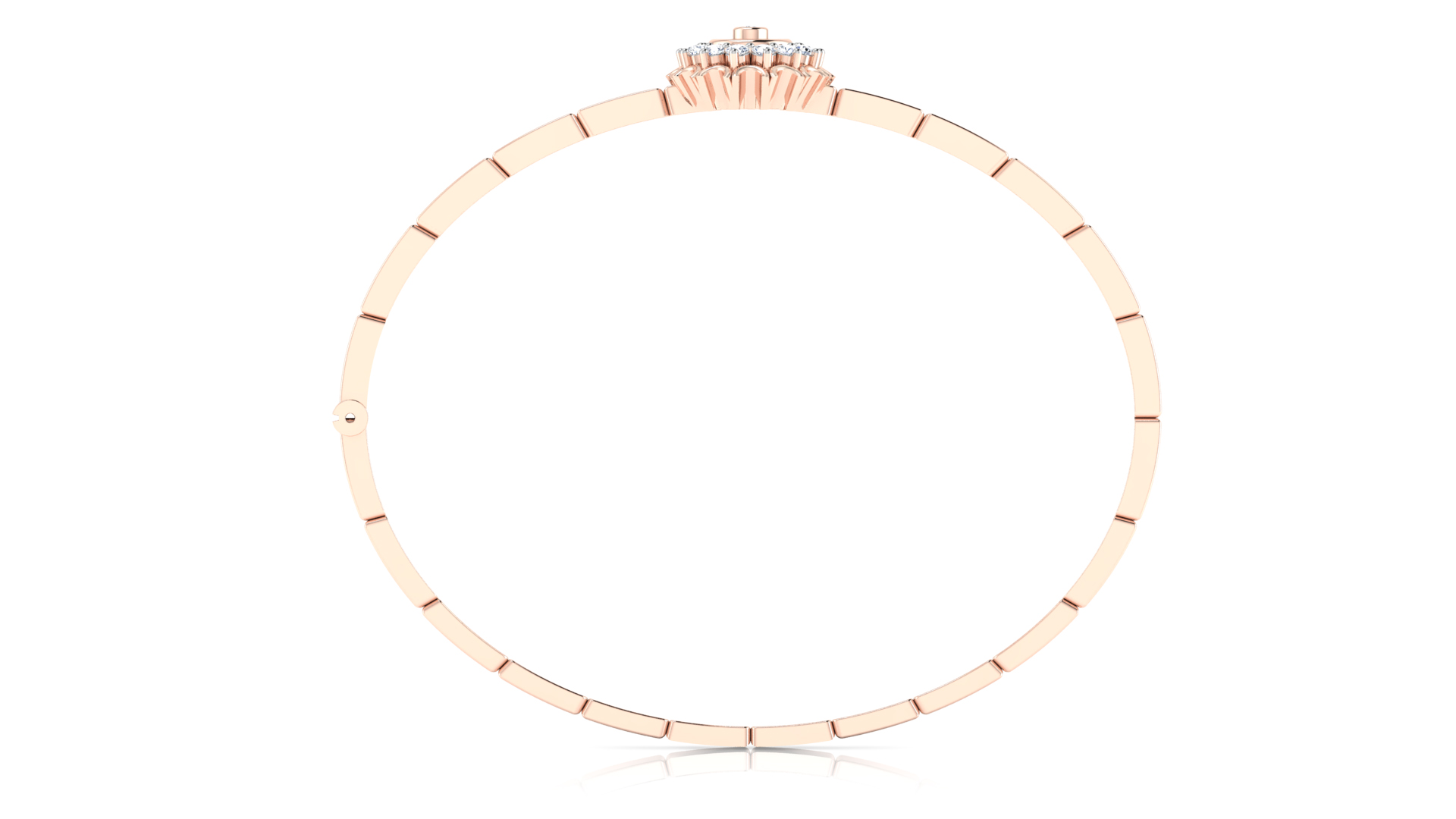 Designer Trendy 18k Gold Kada Bracelet for Girls and Women