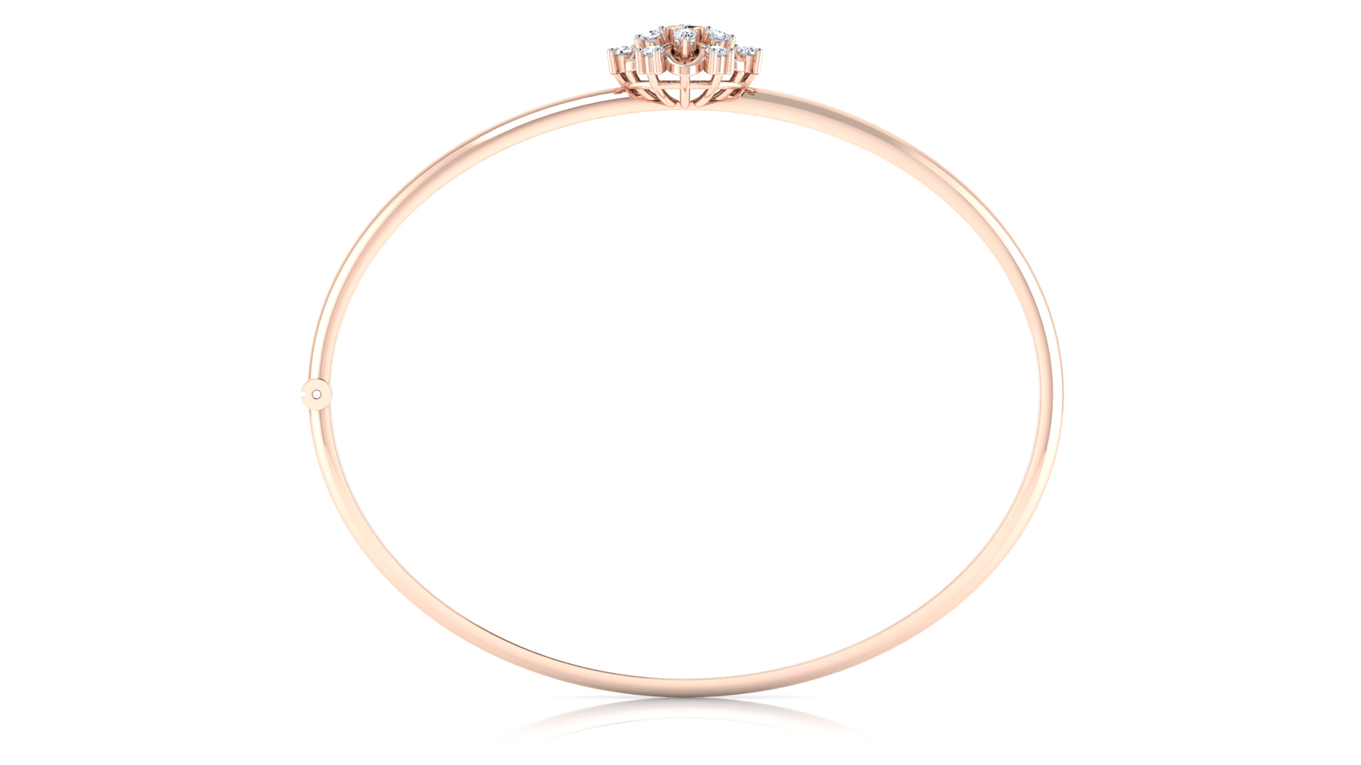 Designer Trendy 18k Gold Kada Bracelet for Girls and Women