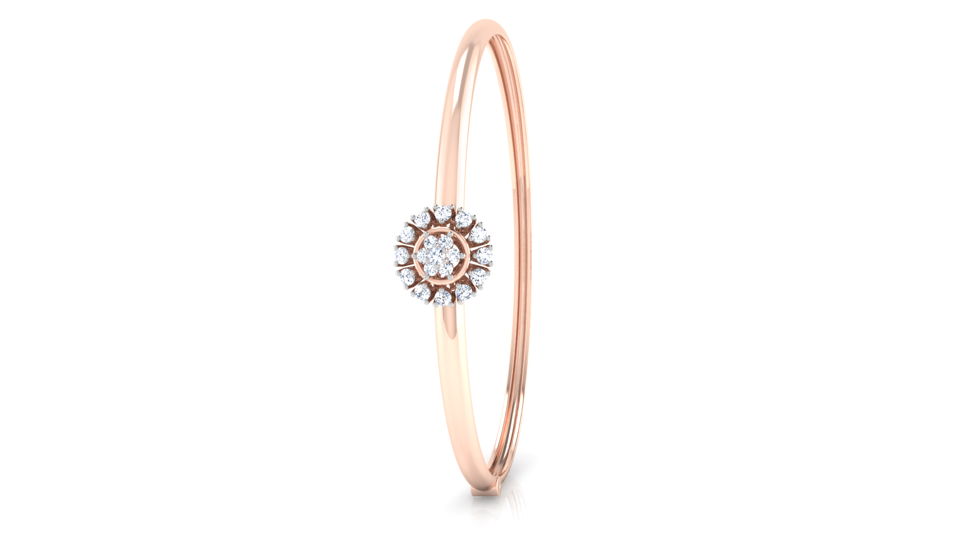 Designer Trendy 18k Gold Kada Bracelet for Girls and Women
