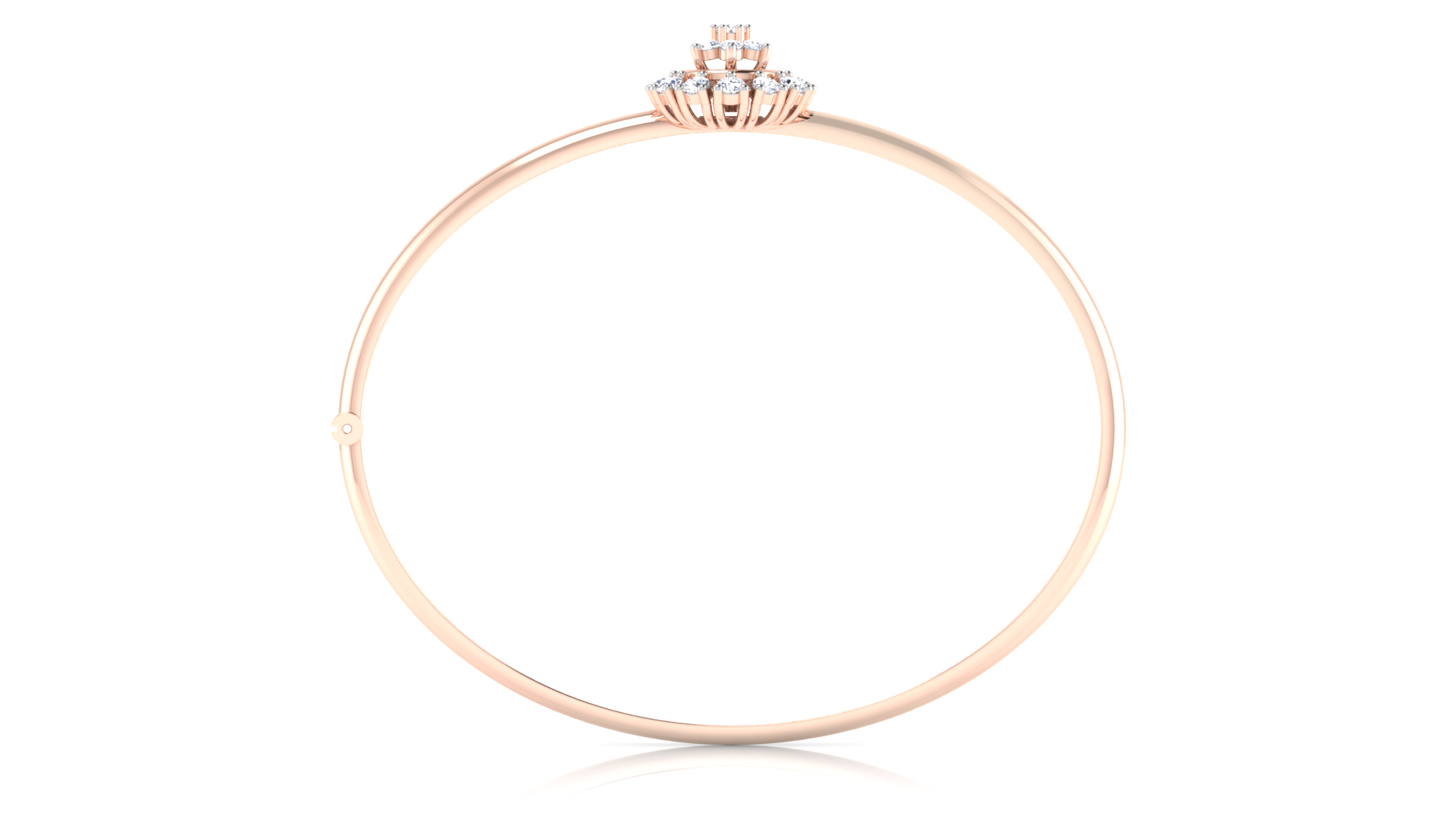 Designer Trendy 18k Gold Kada Bracelet for Girls and Women