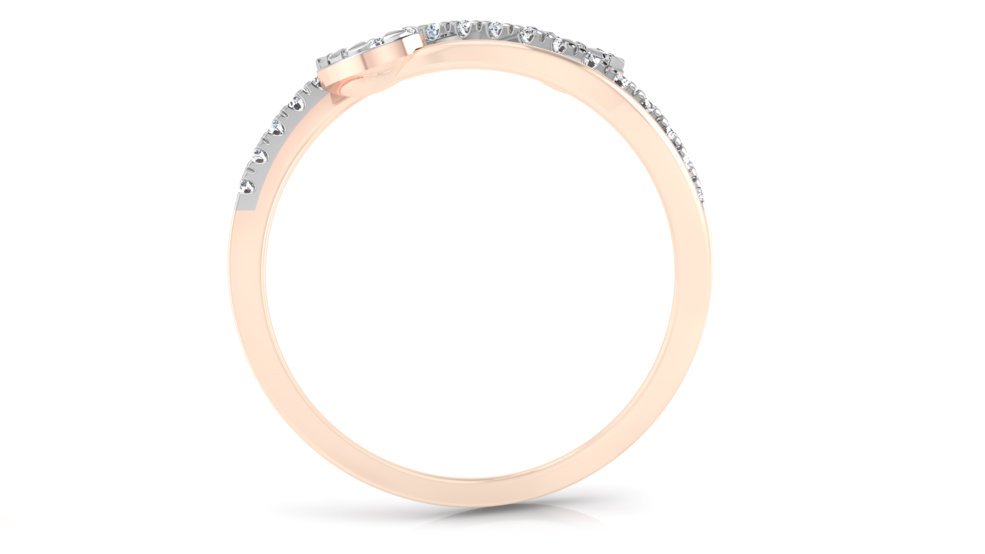 Designer Stylish 18 K Gold Diamond Ring for Women and Girls