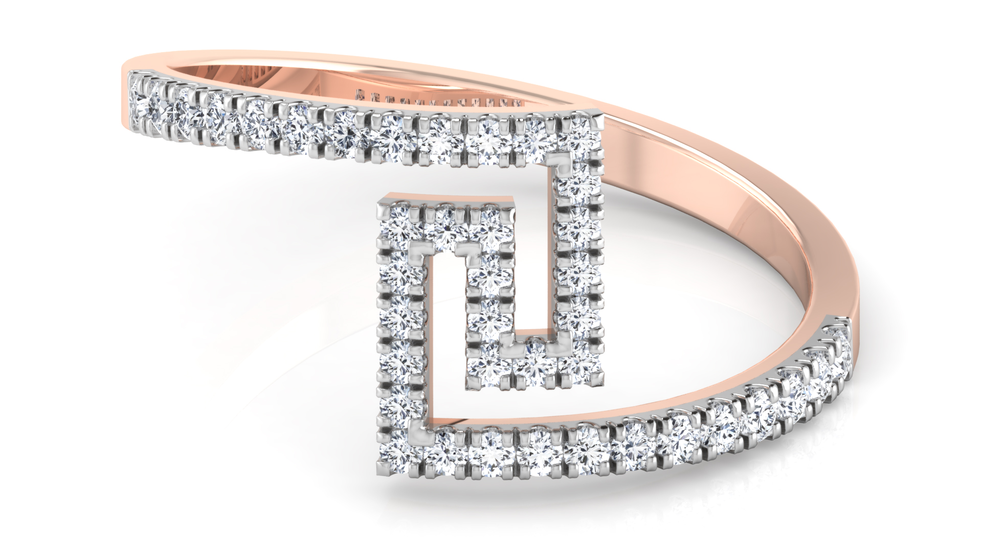 Designer Stylish 18 K Gold Diamond Ring for Women and Girls