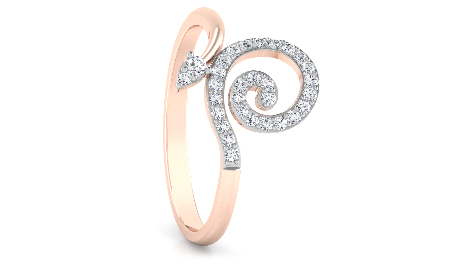 Designer Stylish 18 K Gold Diamond Ring for Women and Girls