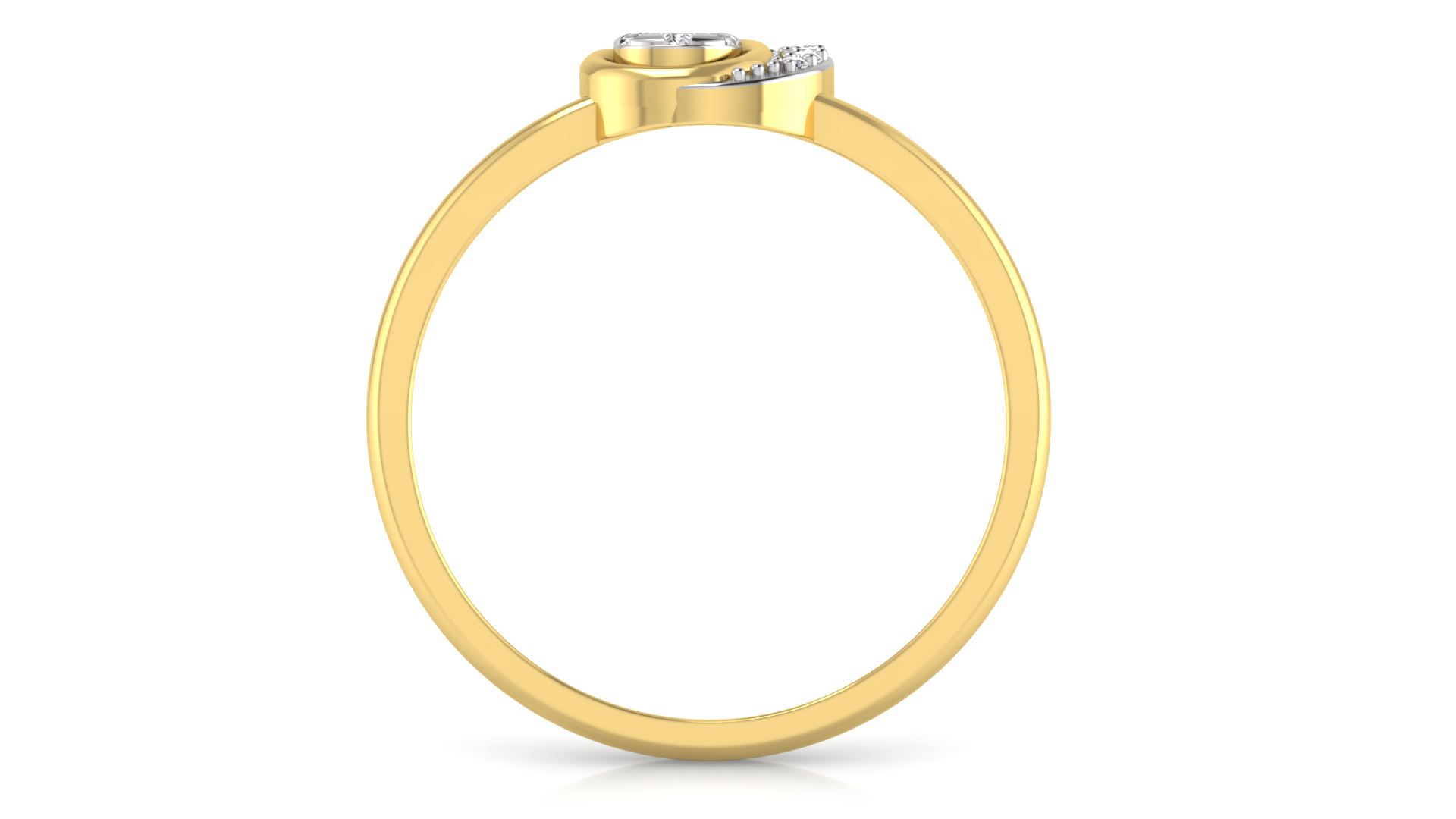 Designer Stylish 18 K Gold Diamond Ring for Women and Girls