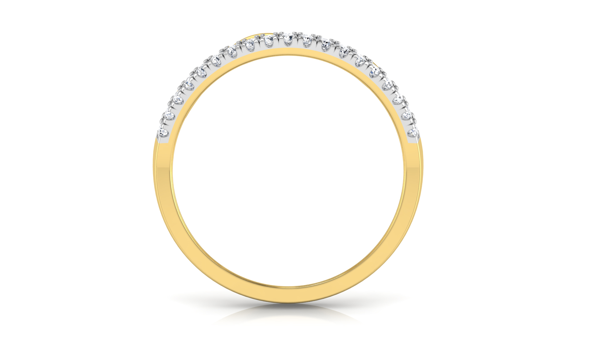 Designer Stylish 18 K Gold Diamond Ring for Women and Girls