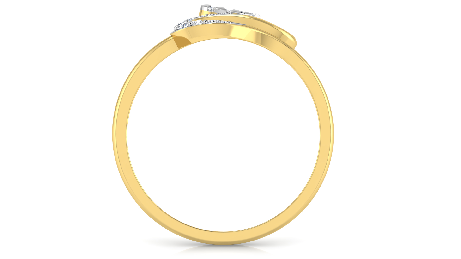 Designer Stylish 18 K Gold Diamond Ring for Women and Girls