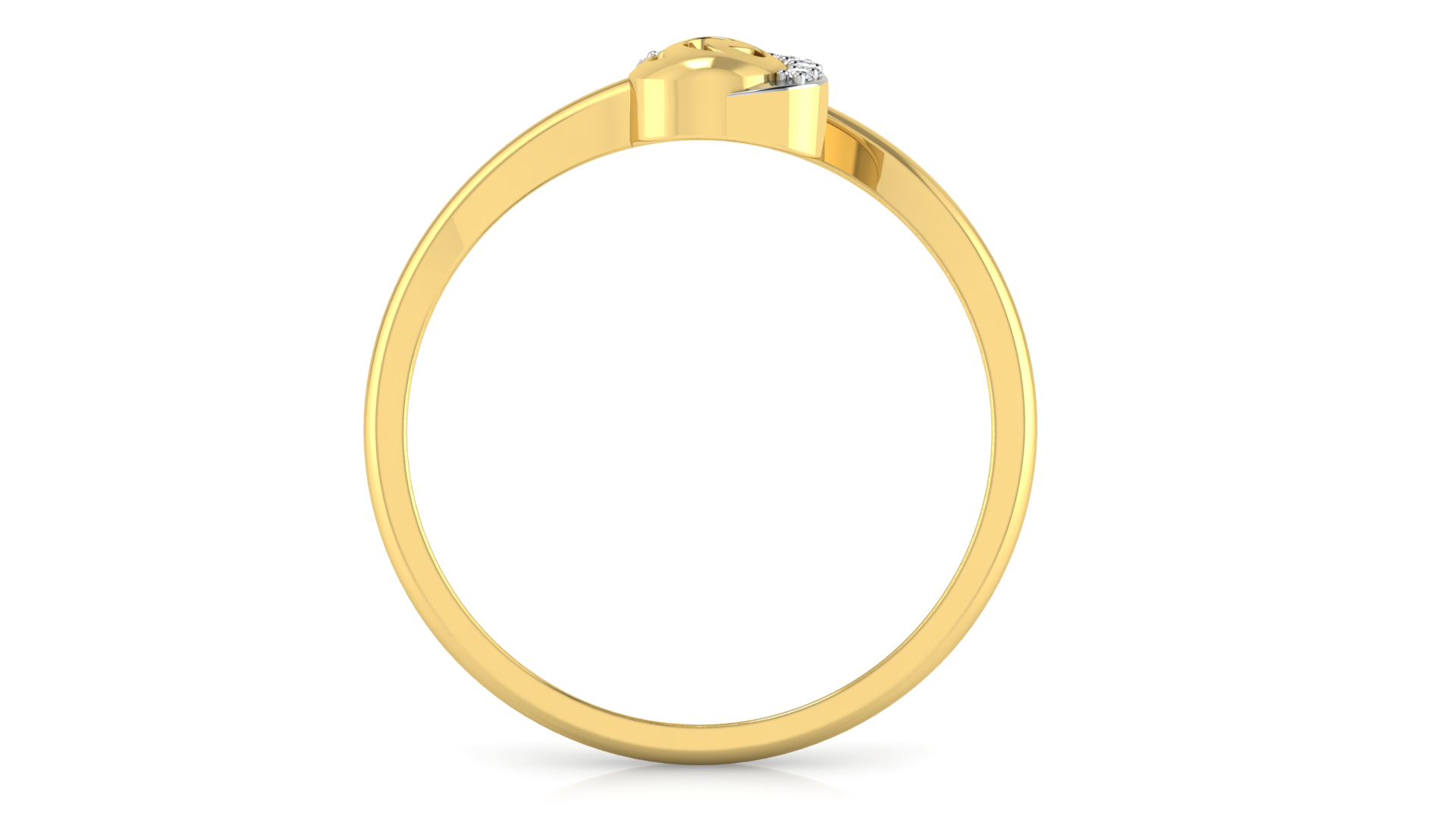 Designer Stylish 18 K Gold Diamond Ring for Women and Girls