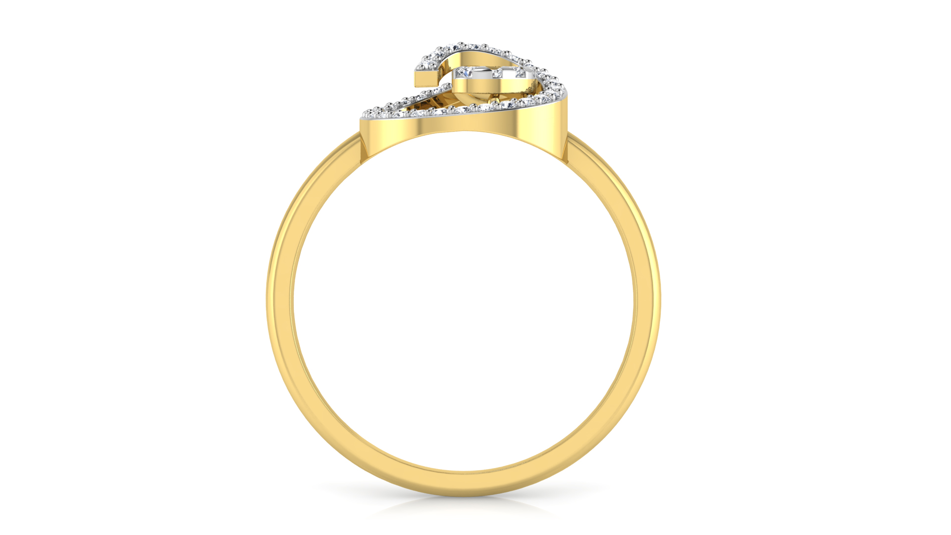 Designer Stylish 18 K Gold Diamond Ring for Women and Girls