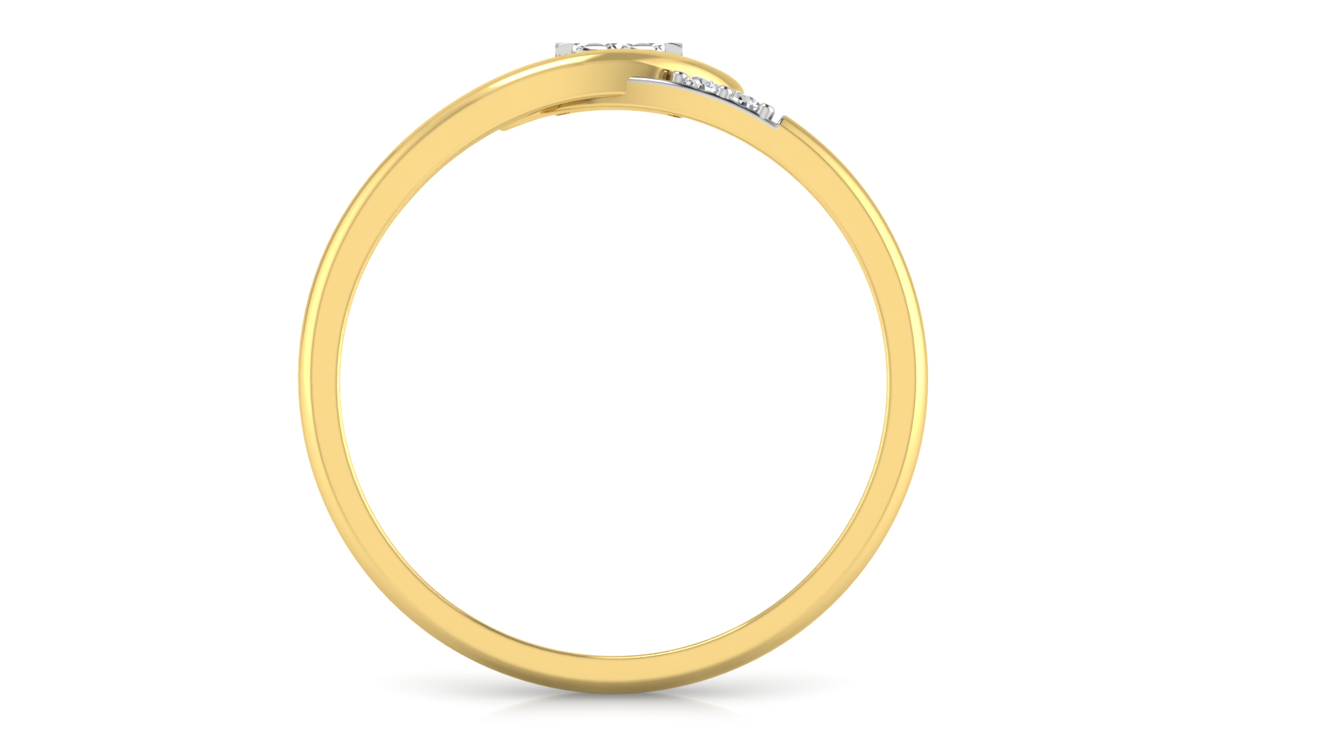 Designer Stylish 18 K Gold Diamond Ring for Women and Girls