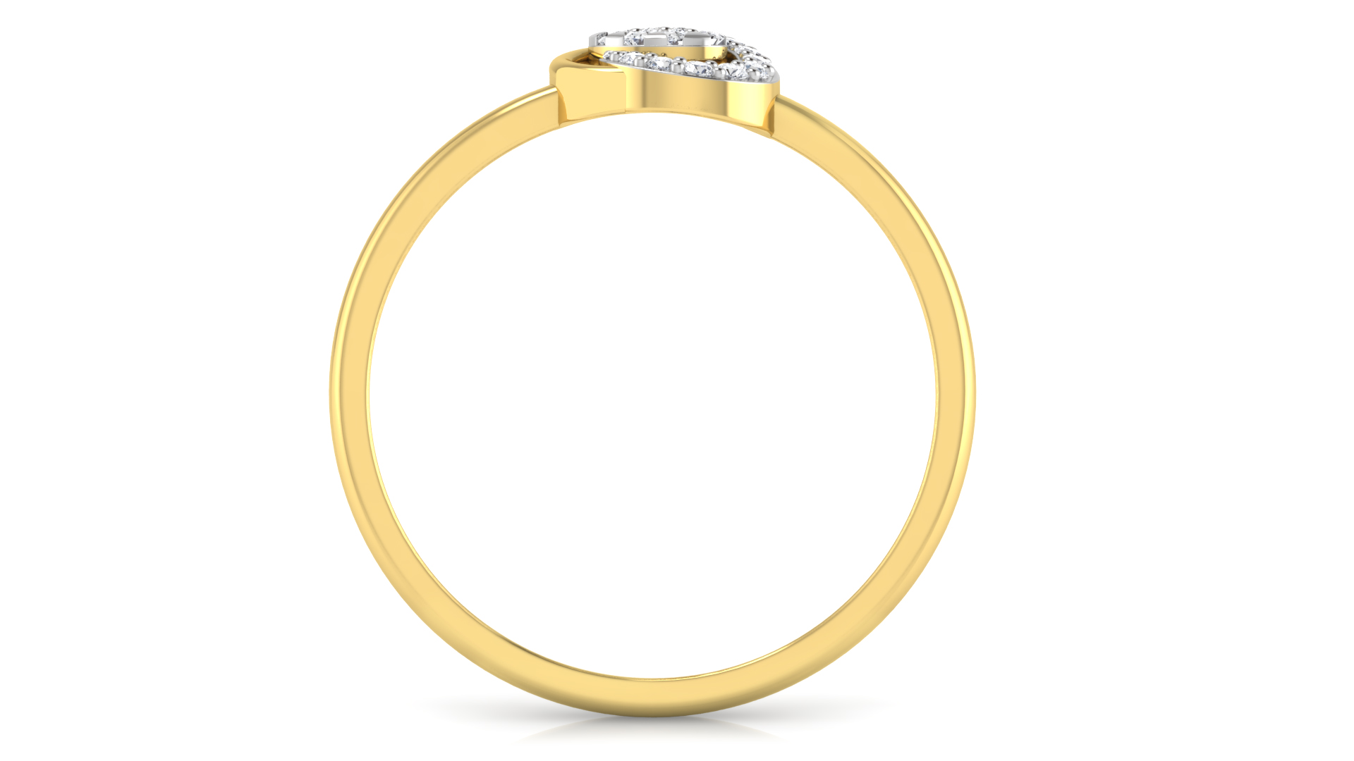 Designer Stylish 18 K Gold Diamond Ring for Women and Girls