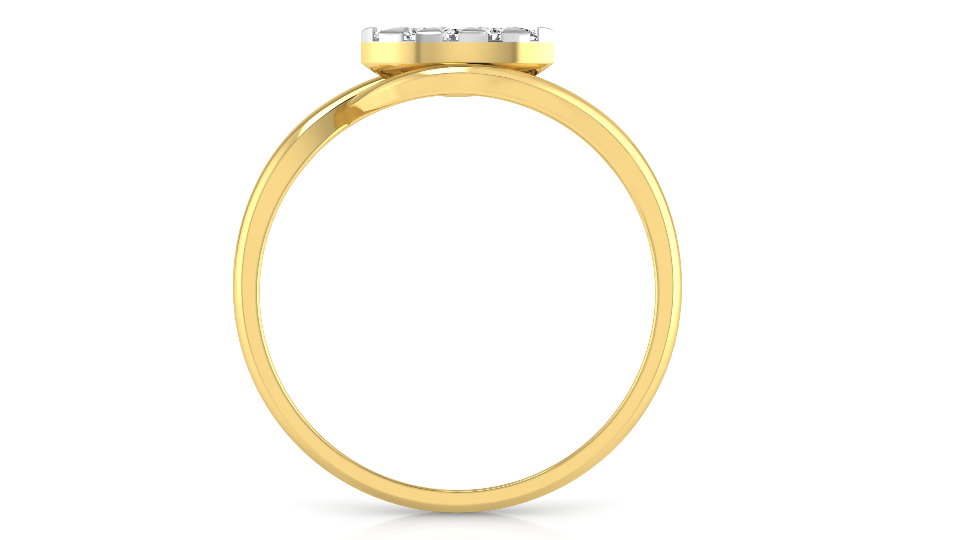 Designer Stylish 18 K Gold Diamond Ring for Women and Girls