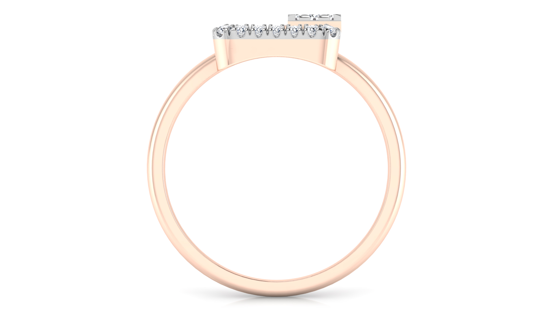 Designer Stylish 18 K Gold Diamond Ring for Women and Girls