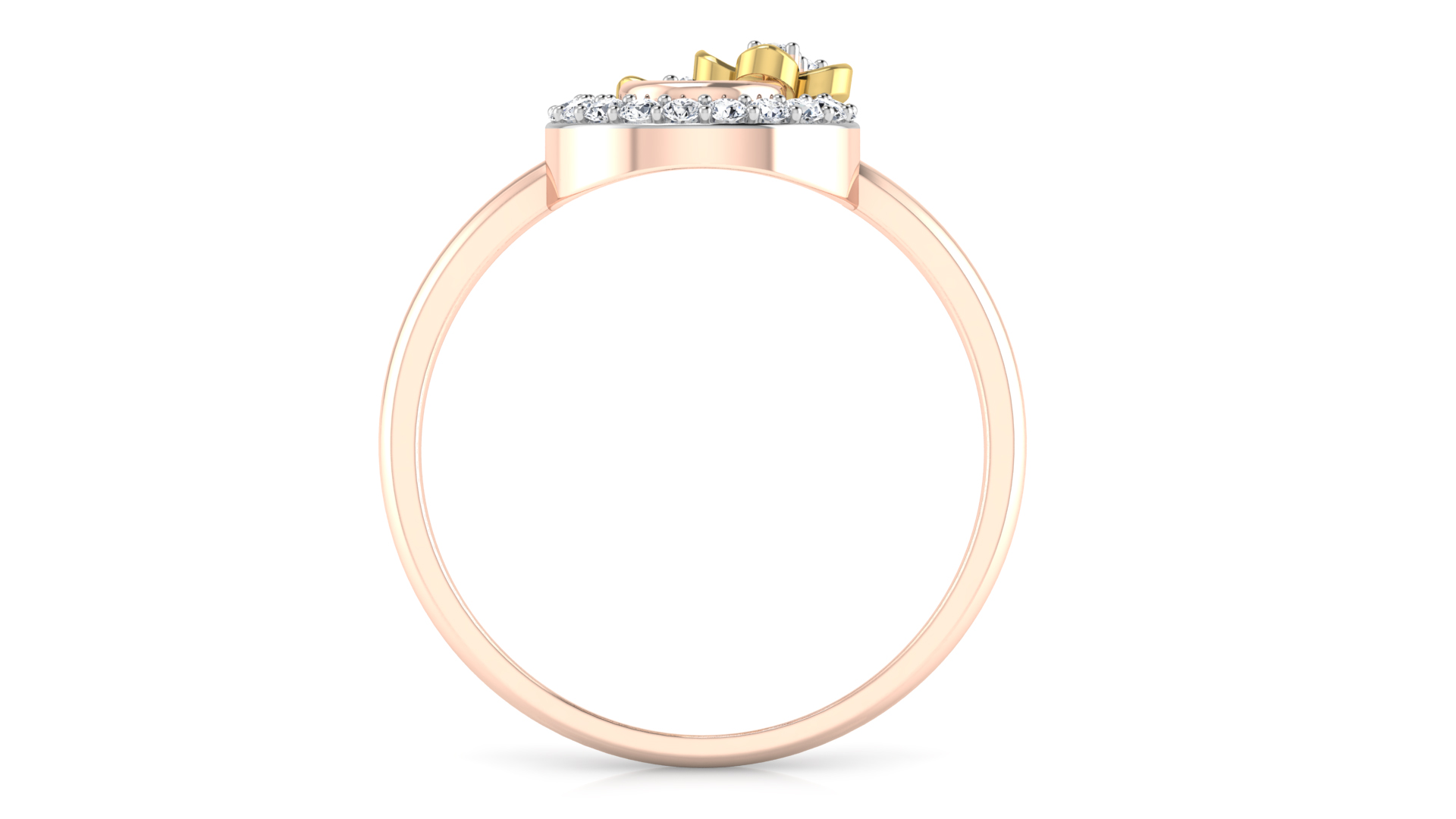 Designer Stylish 18 K Gold Diamond Ring for Women and Girls