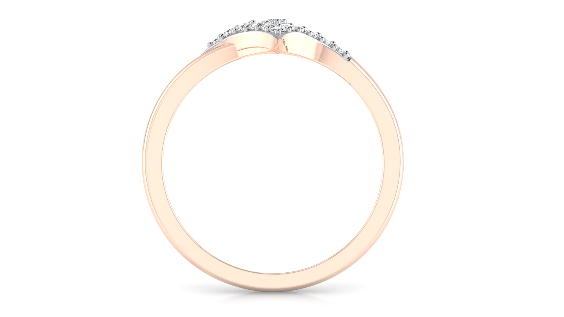 Designer Stylish 18 K Gold Diamond Ring for Women and Girls