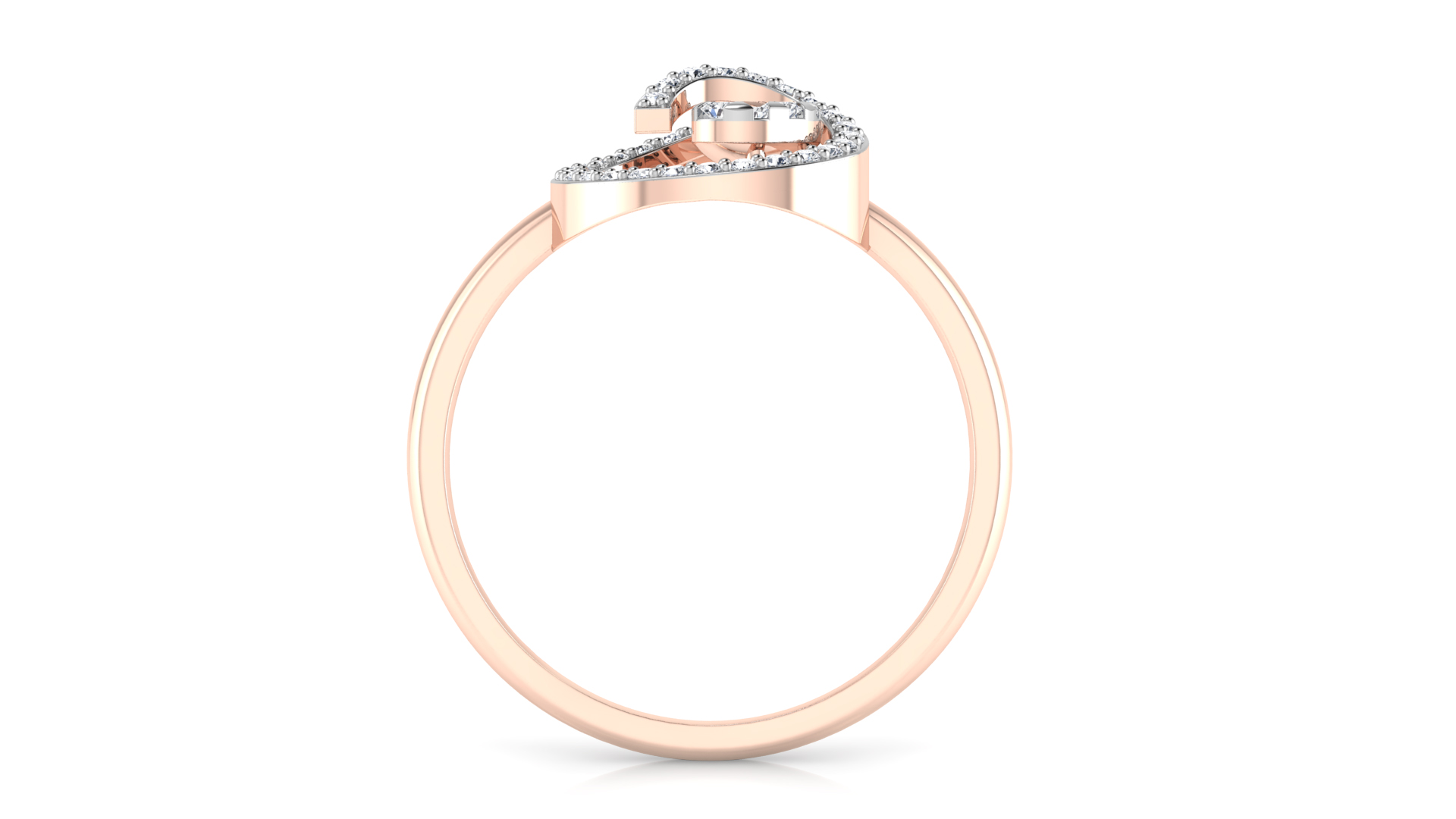 Designer Stylish 18 K Gold Diamond Ring for Women and Girls