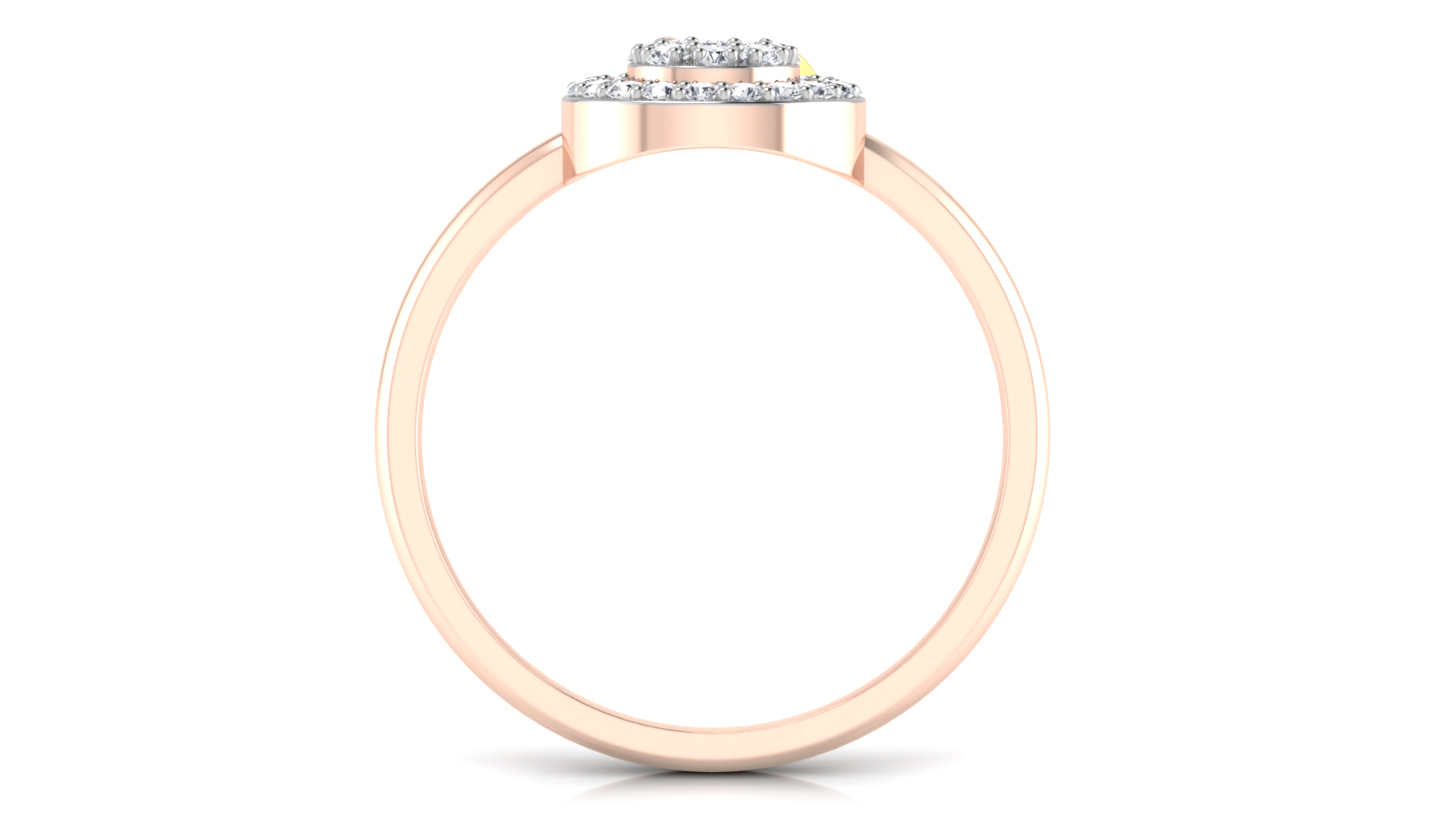Designer Stylish 18 K Gold Diamond Ring for Women and Girls
