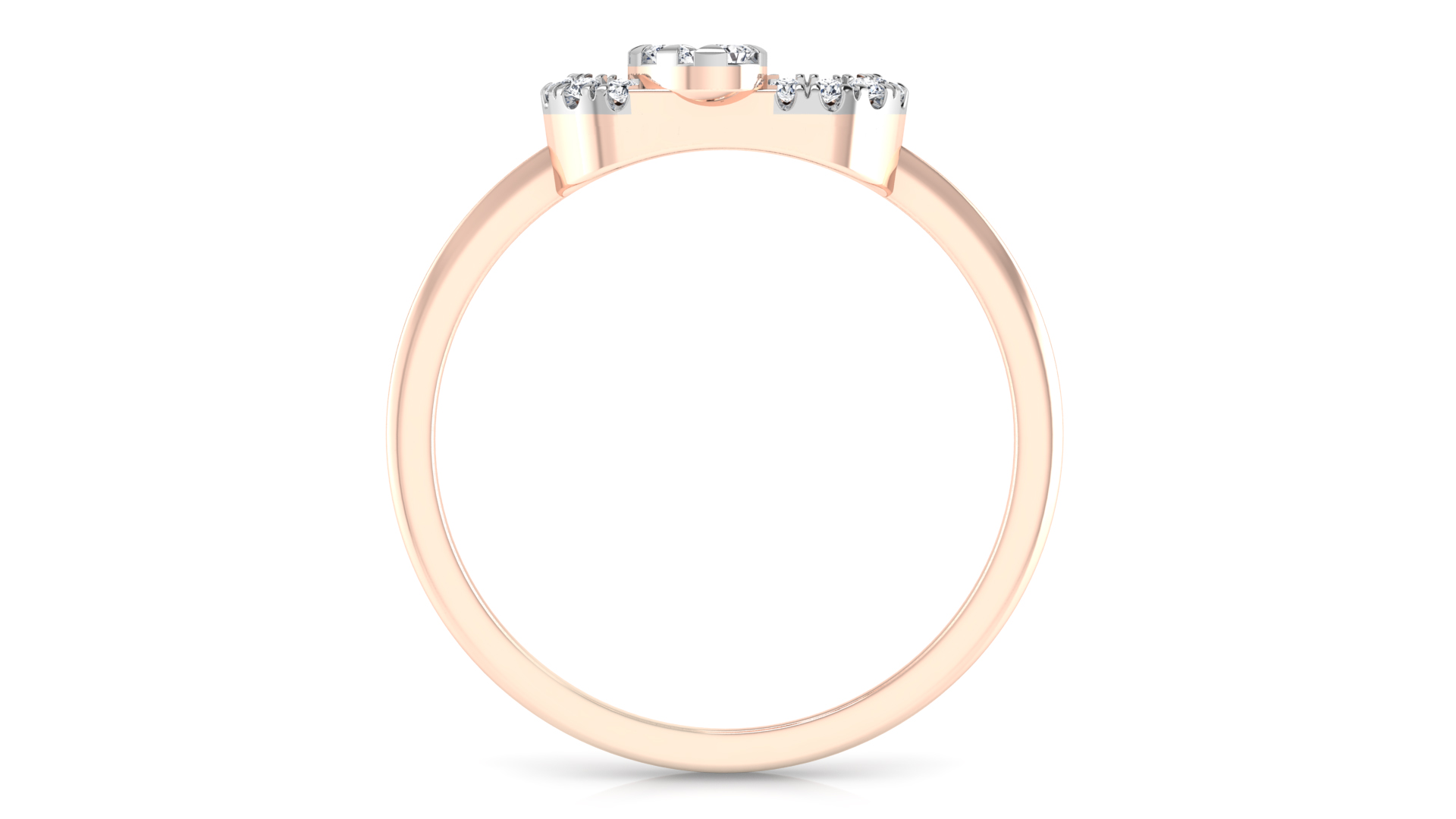 Designer Stylish 18 K Gold Diamond Ring for Women and Girls