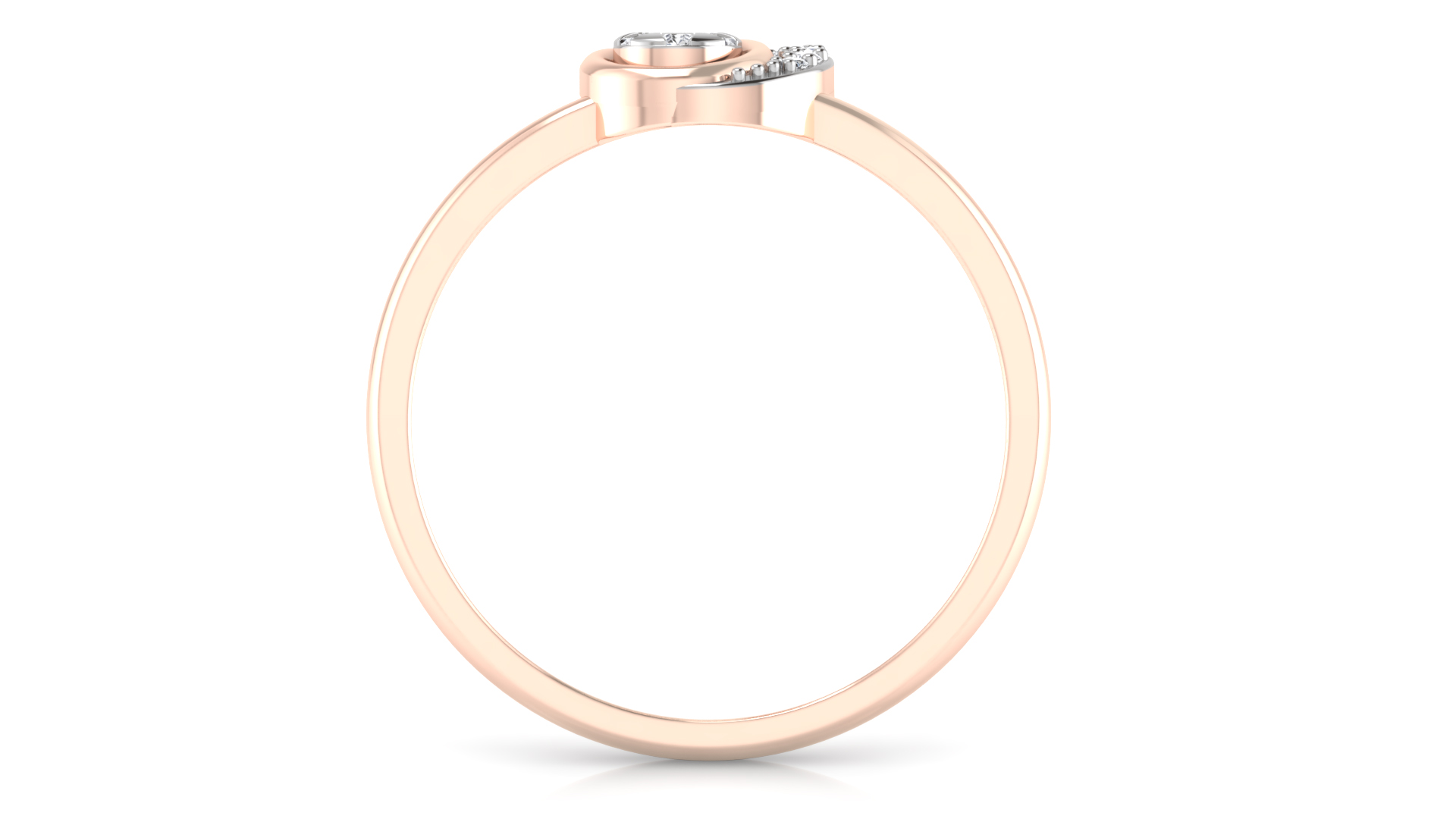 Designer Stylish 18 K Gold Diamond Ring for Women and Girls