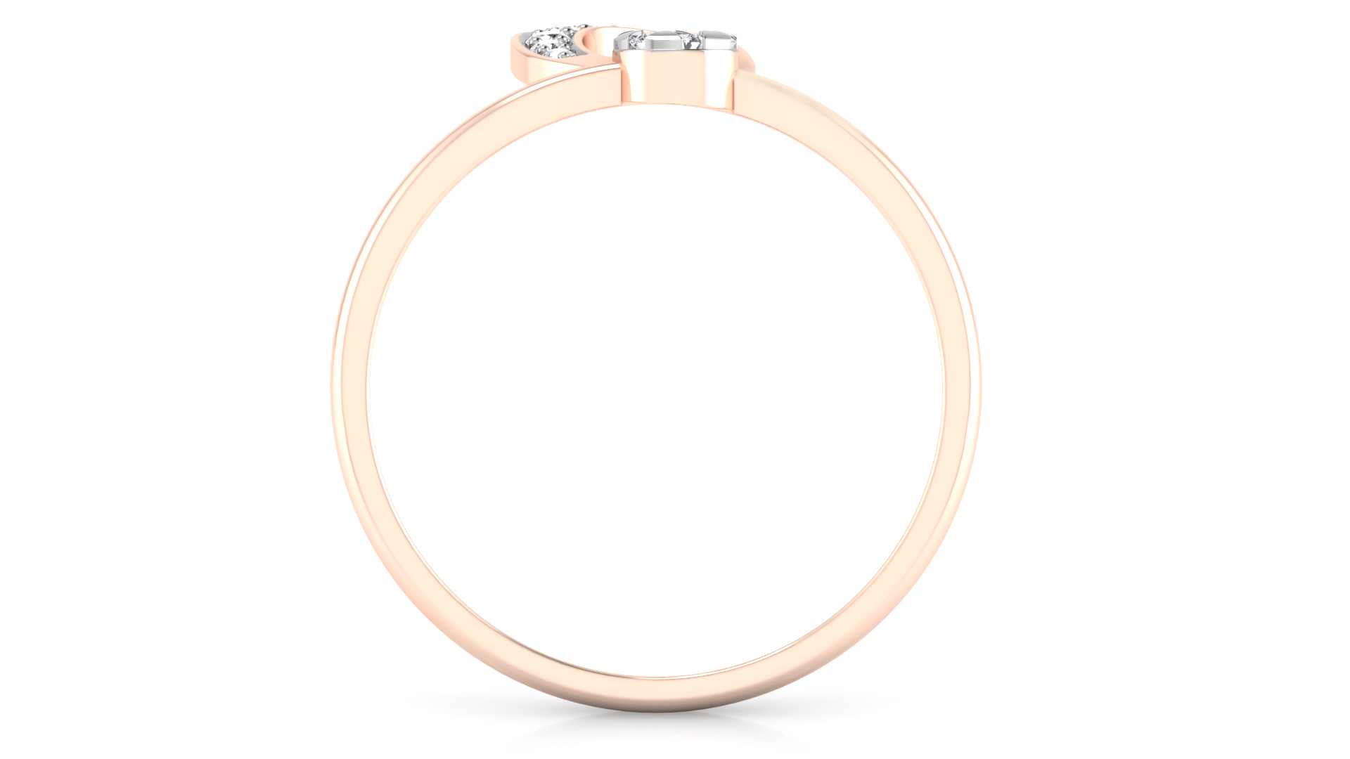 Designer Stylish 18 K Gold Diamond Ring for Women and Girls