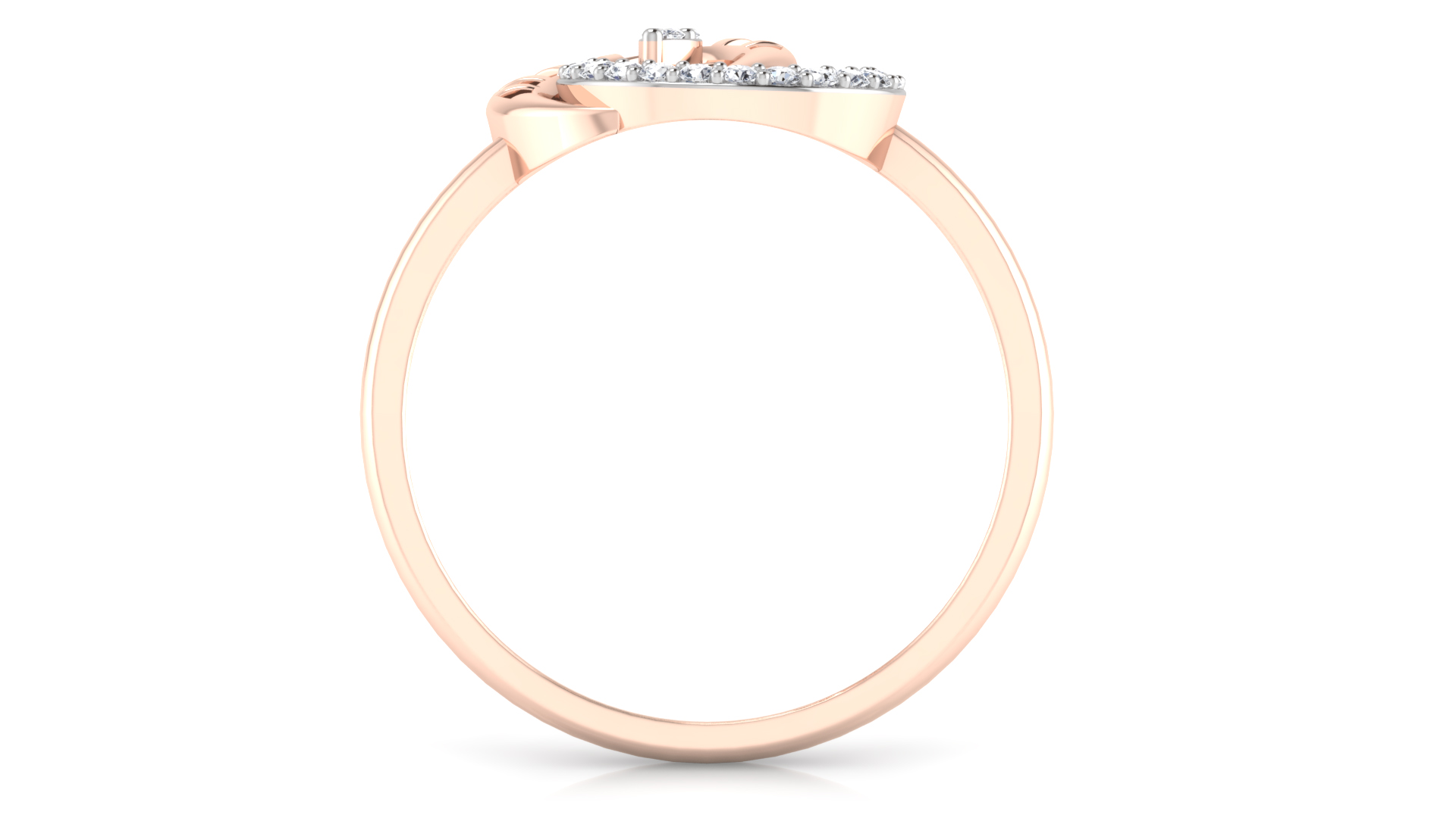 Designer Stylish 18 K Gold Diamond Ring for Women and Girls