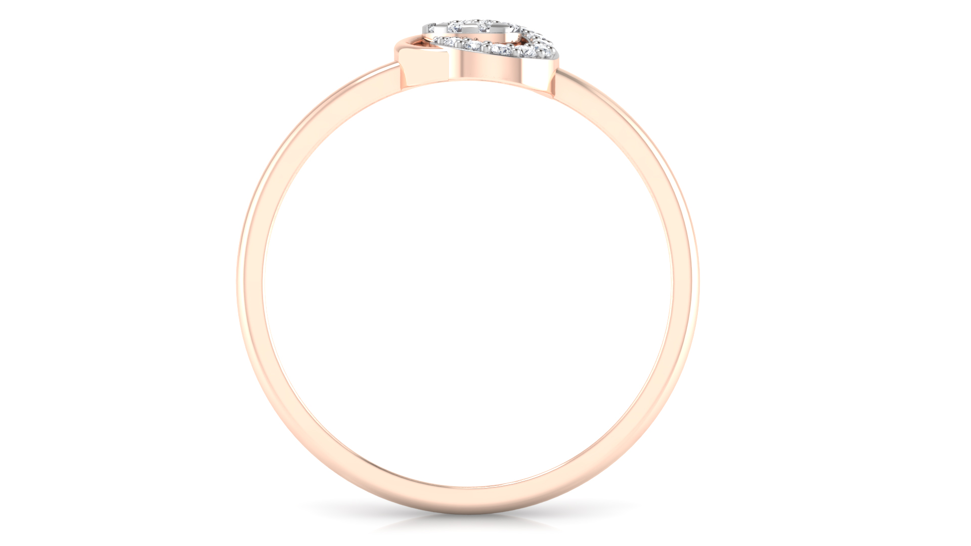 Designer Stylish 18 K Gold Diamond Ring for Women and Girls