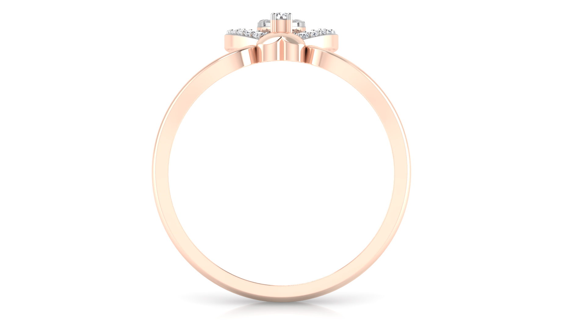 Designer Stylish 18 K Gold Diamond Ring for Women and Girls
