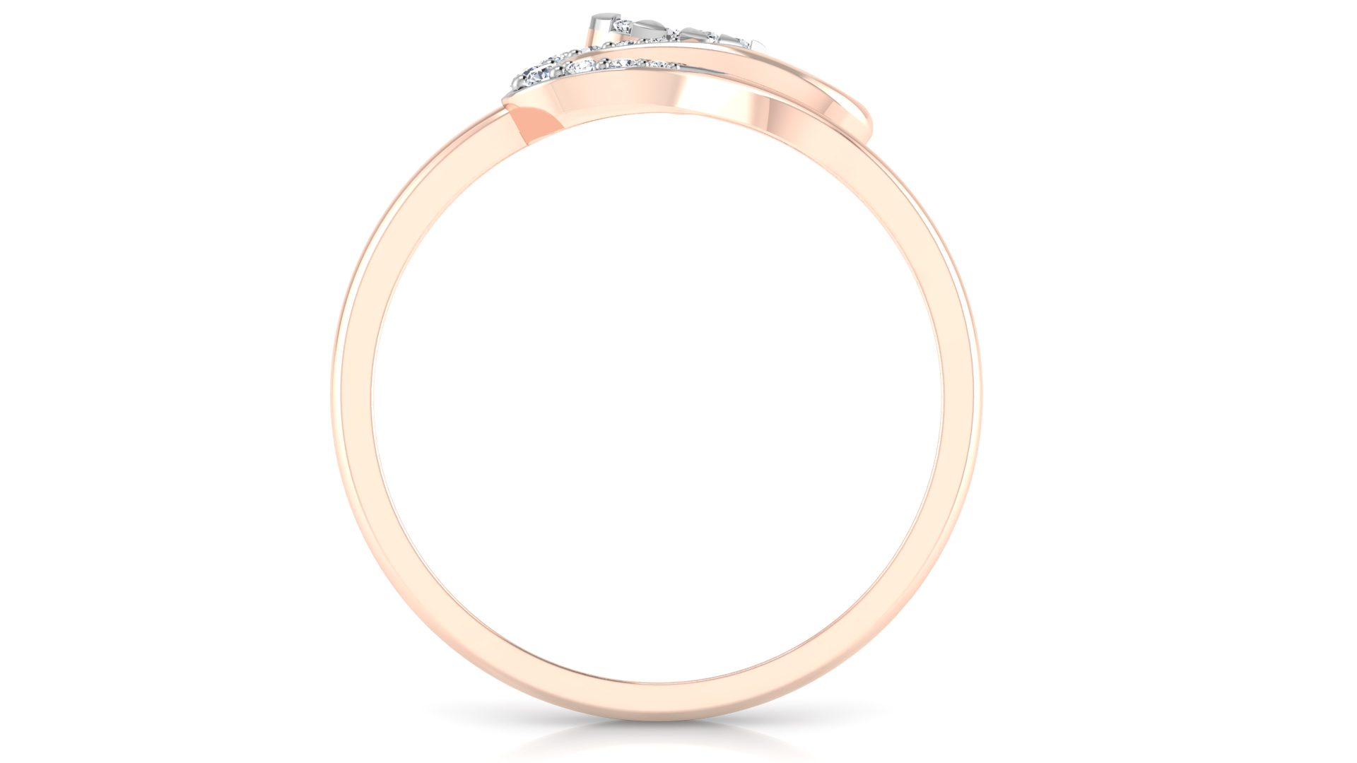 Designer Stylish 18 K Gold Diamond Ring for Women and Girls