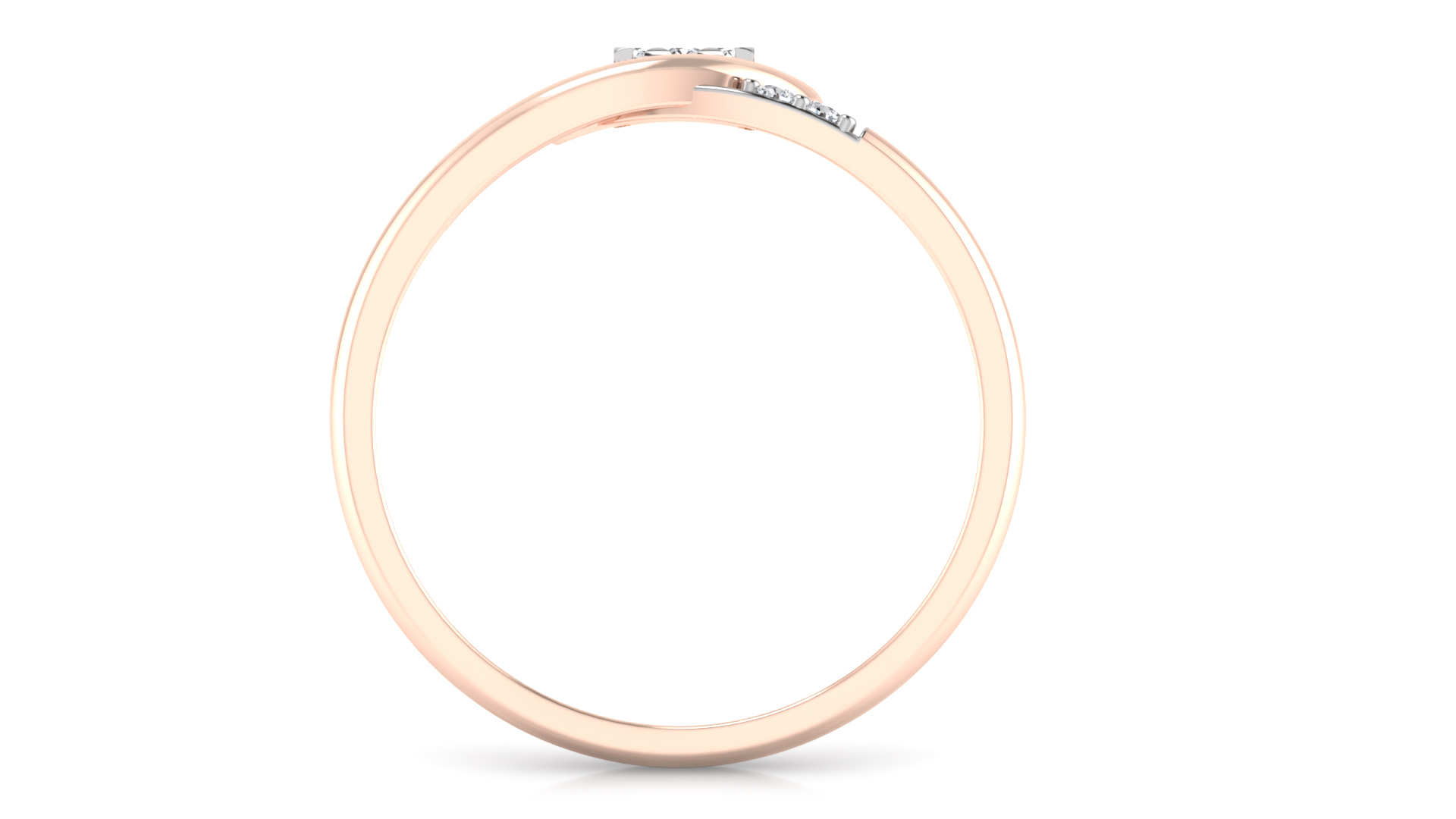 Designer Stylish 18 K Gold Diamond Ring for Women and Girls