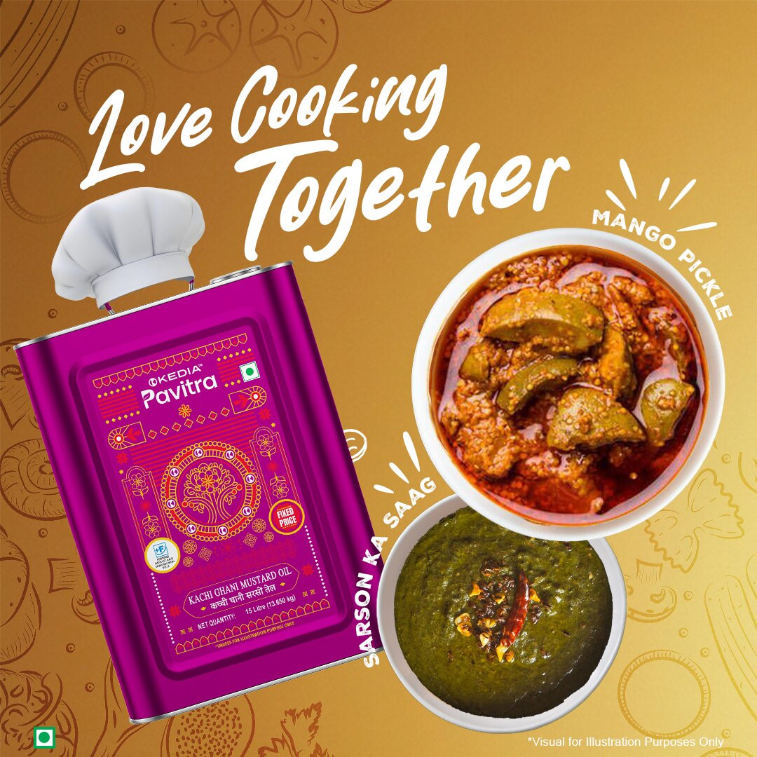 Kachi Ghani Mustard Oil Tin