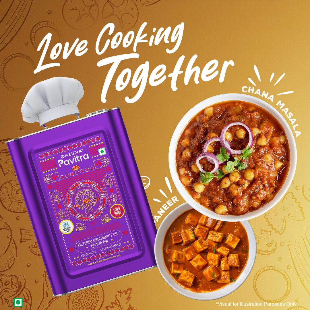 Filtered Groundnut Oil Tin