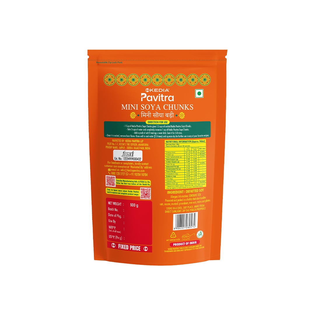 Mini Soya Chunks /Soya Vadi