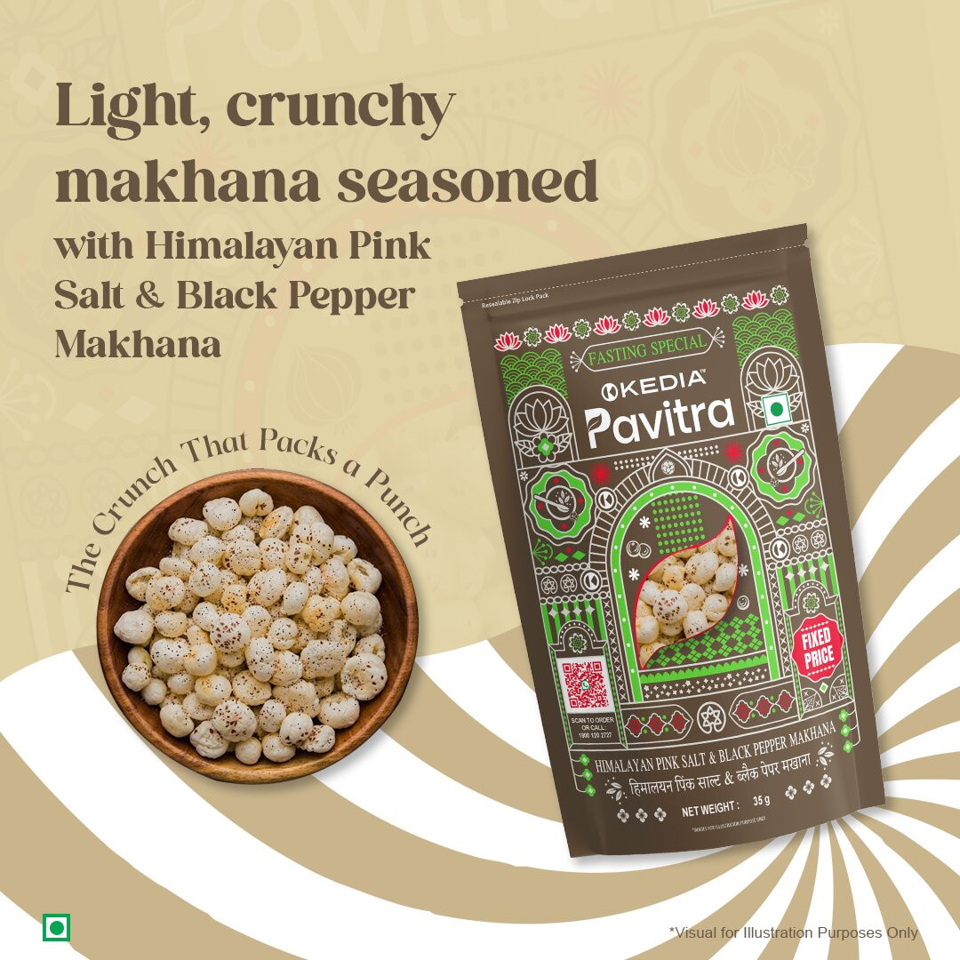 Himalayan Pink Salt & Black Pepper Makhana