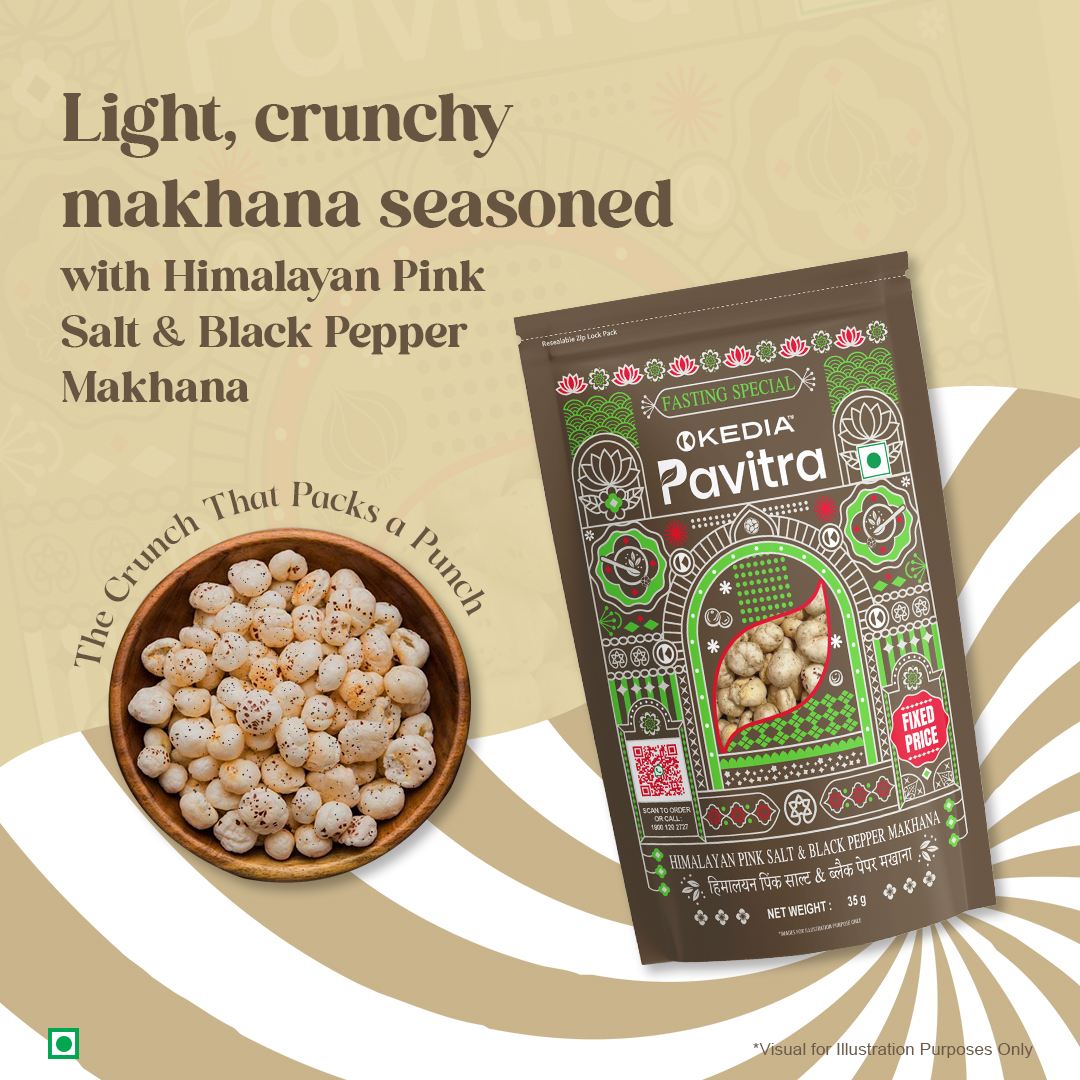Himalayan Pink Salt & Black Pepper Makhana