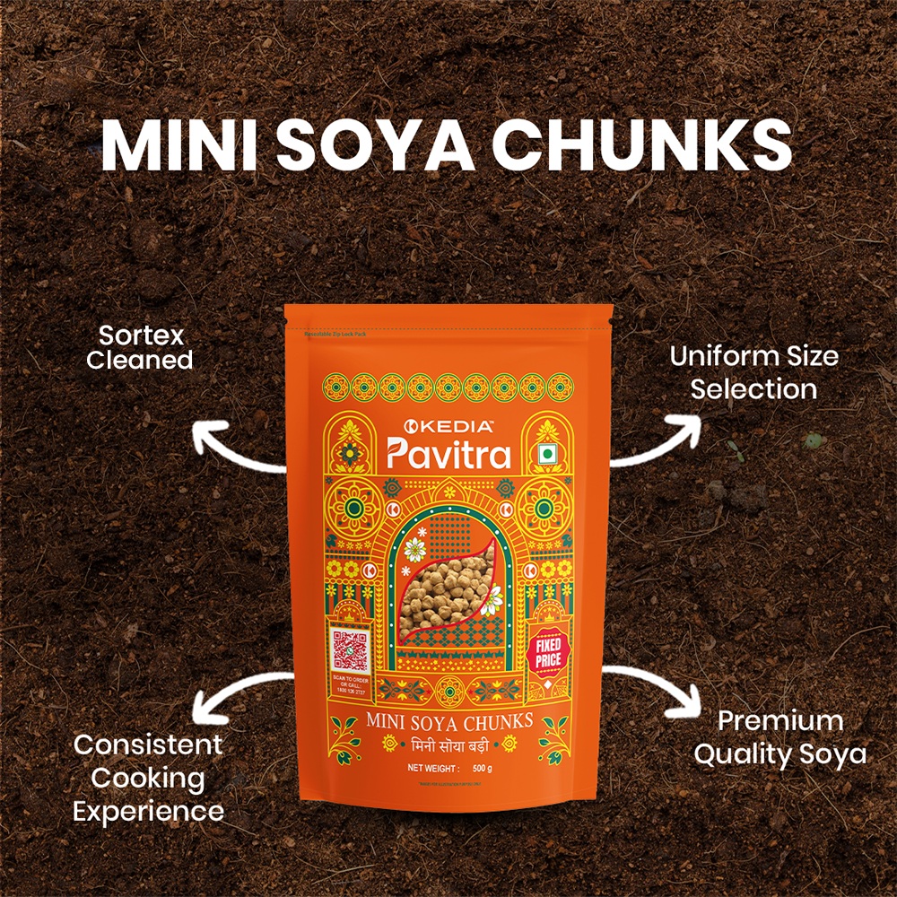 Mini Soya Chunks /Soya Vadi