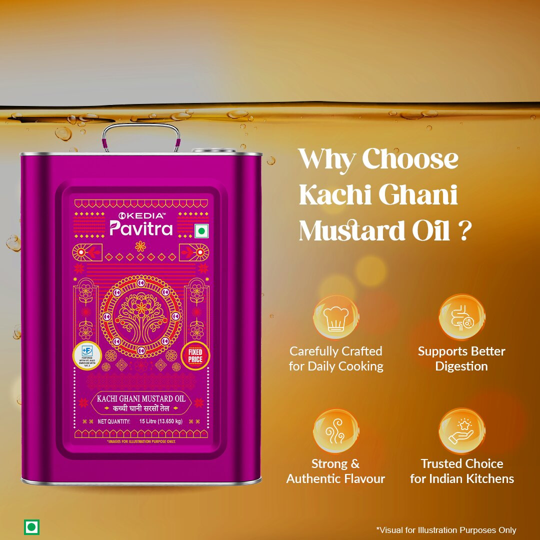 Kachi Ghani Mustard Oil Tin