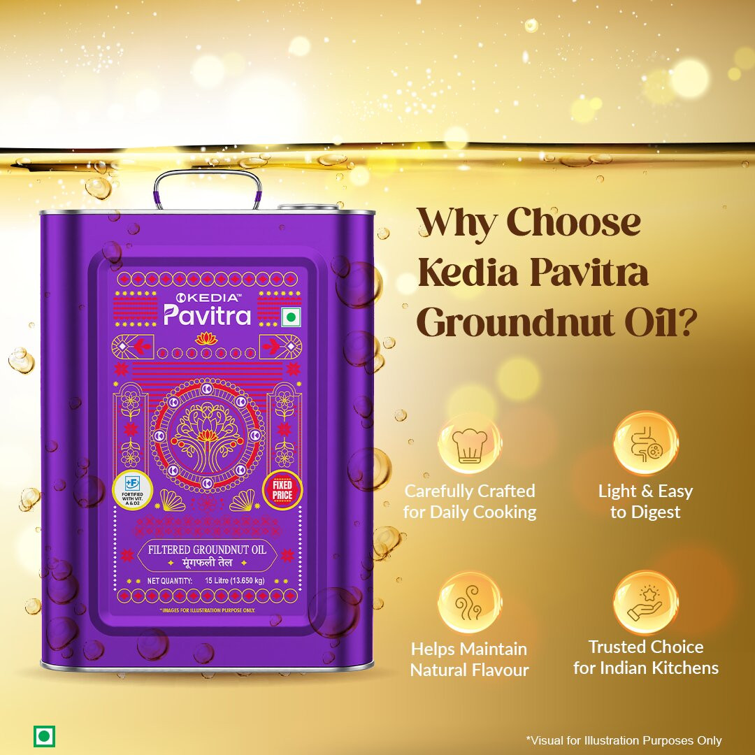 Filtered Groundnut Oil Tin