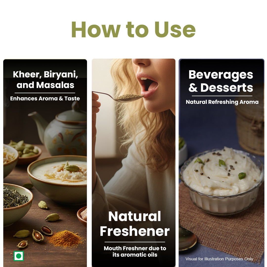 Green Cardamom/Elaichi - Whole