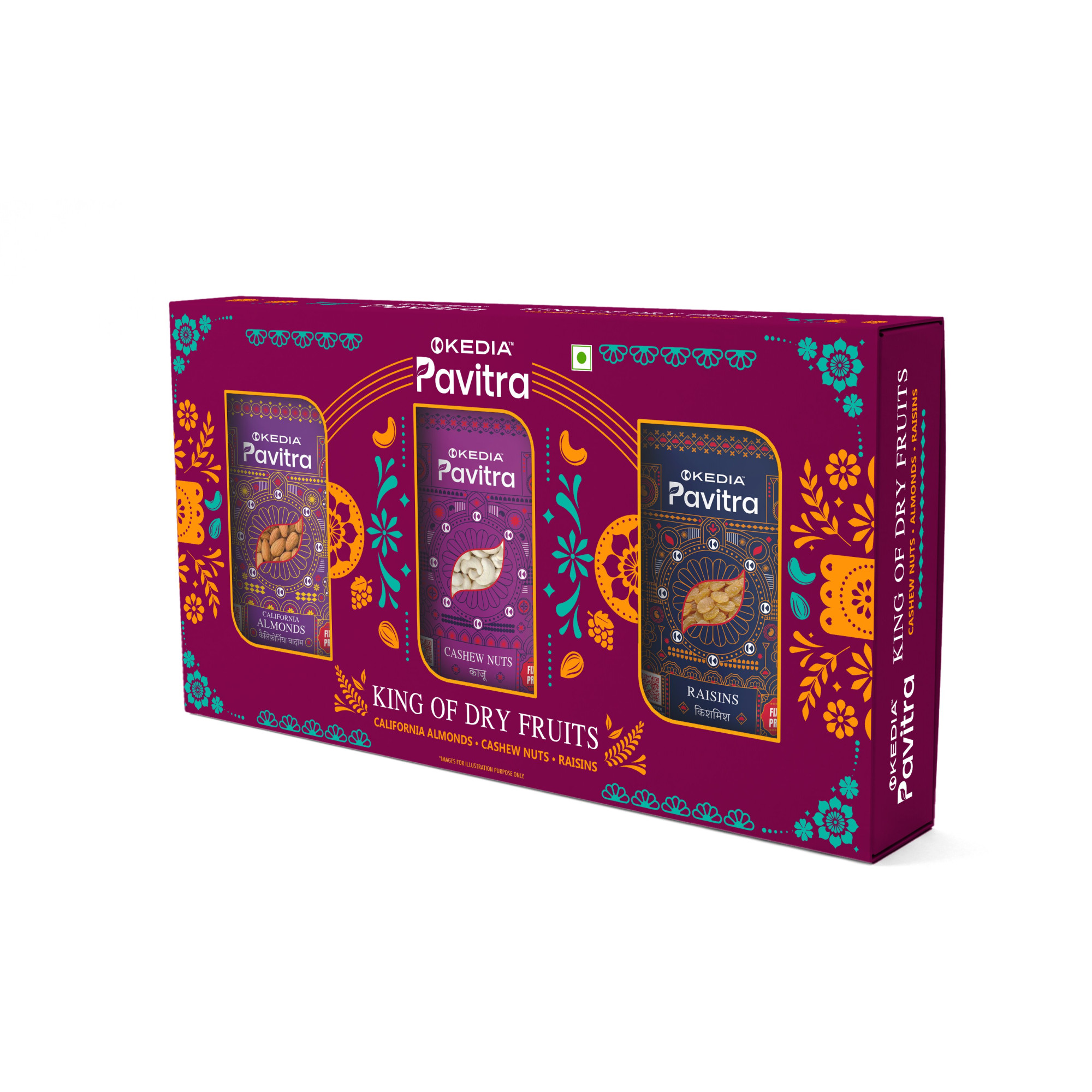 King of  Dry Fruits (California Almonds (250 g), Cashew Nuts (250 g), Raisins (250 g))