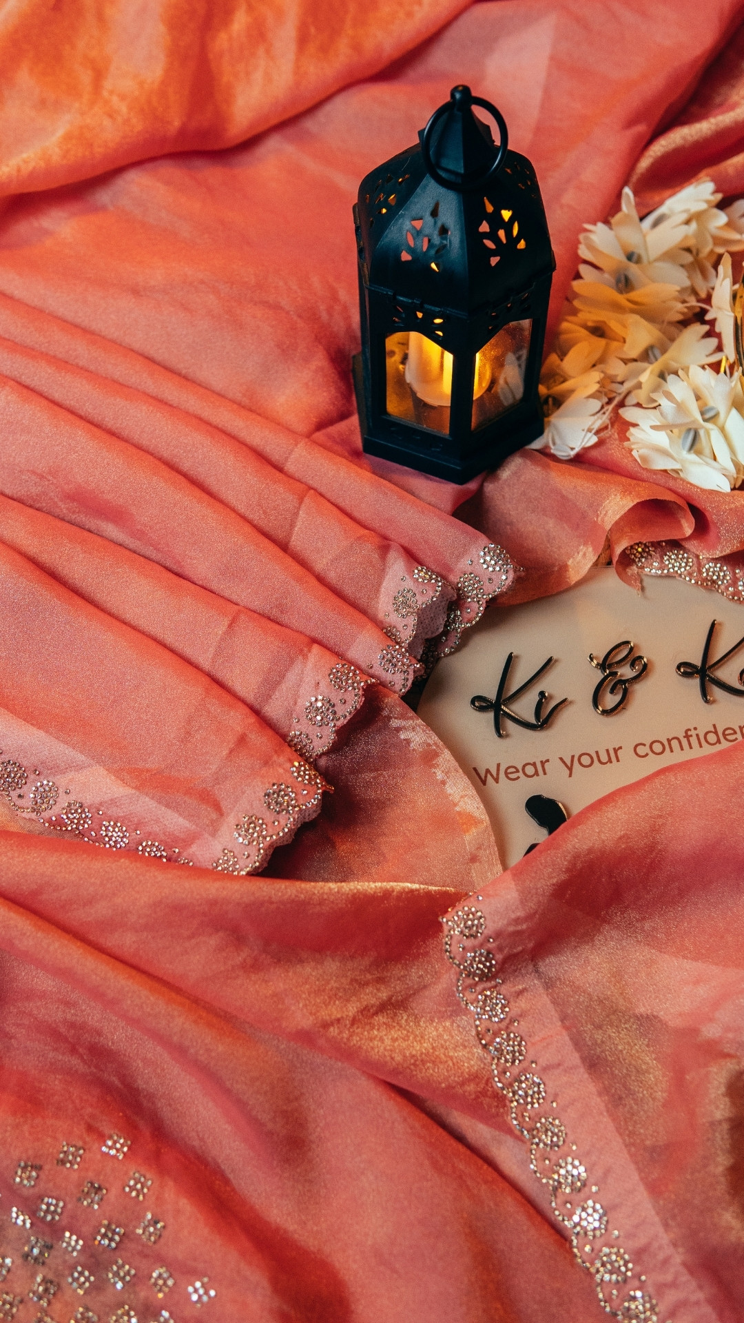 Coral Space Silk Saree