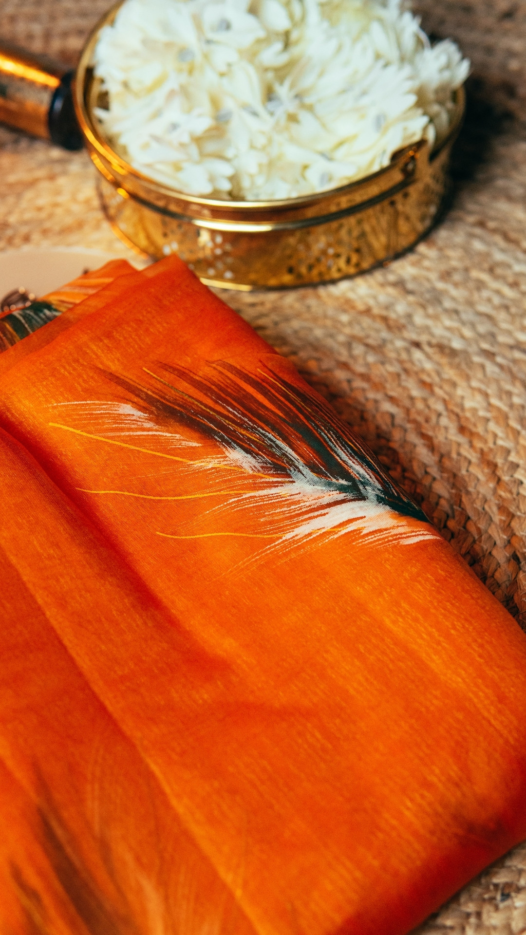 Deep Red Soft Organza Silk Saree with Elegant Foil Print Zari Border