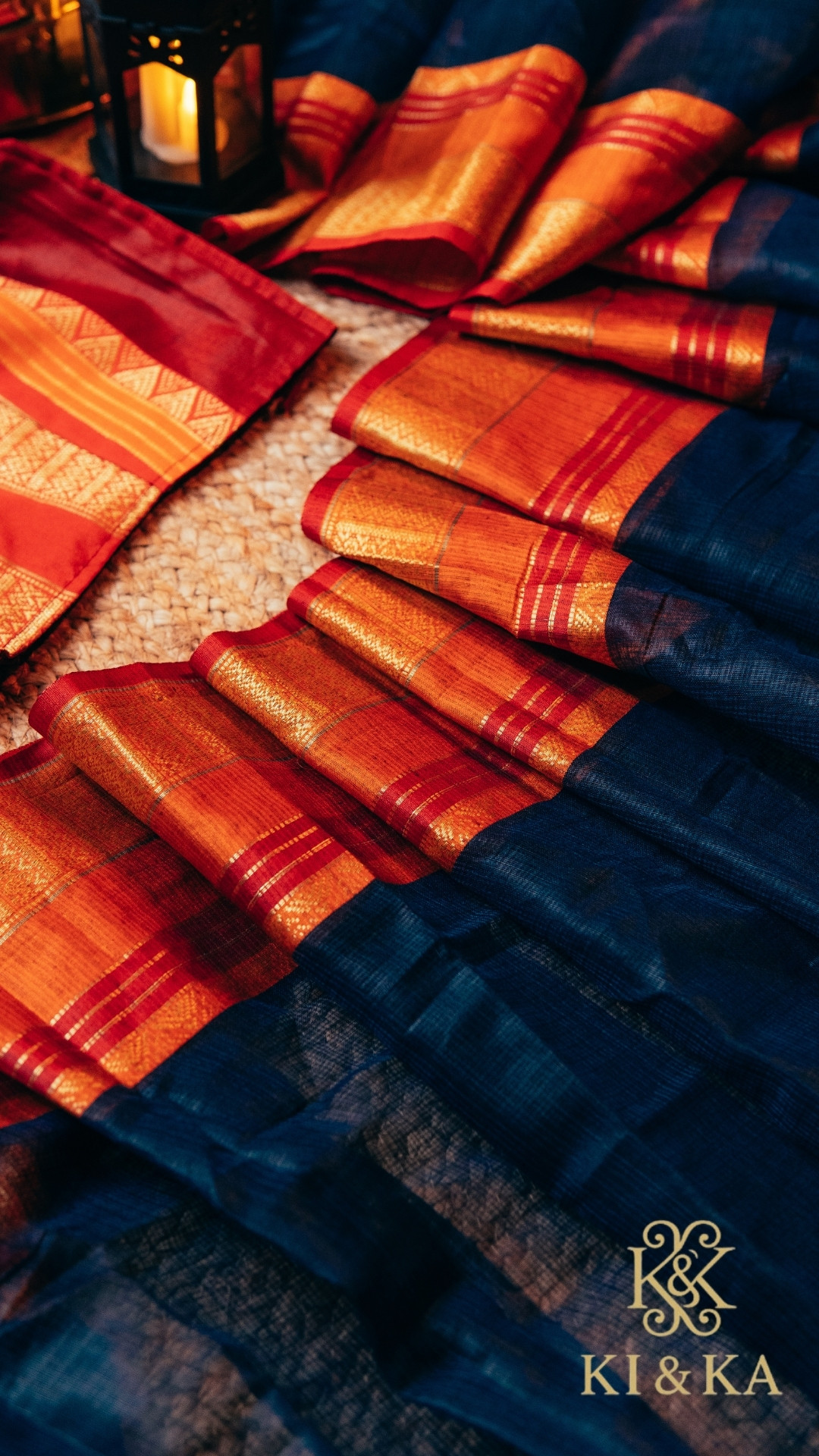 Classic Blue Kota Doriya Saree